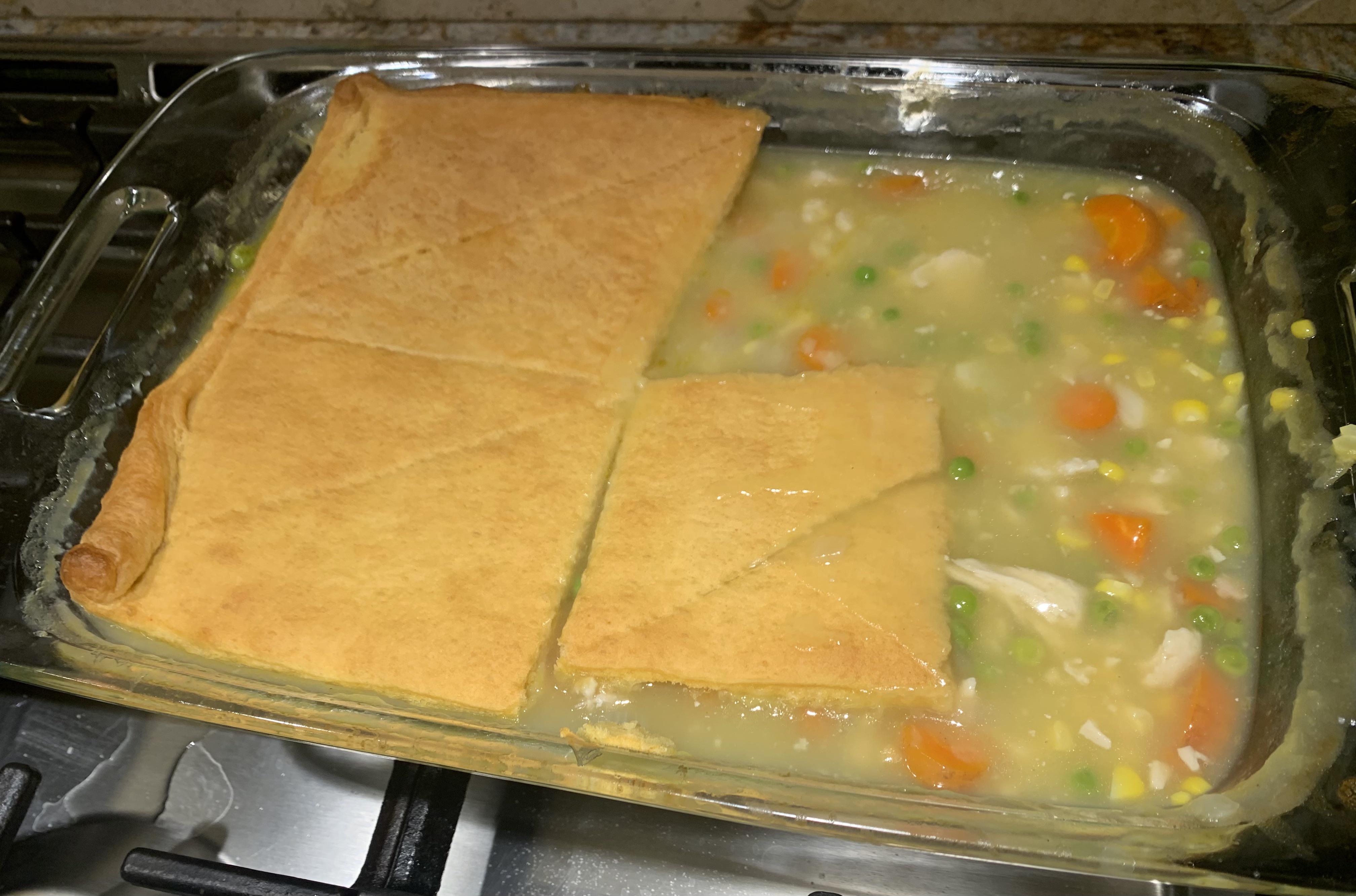This terrible recipe for chicken pot pie made from the Magnolia Table