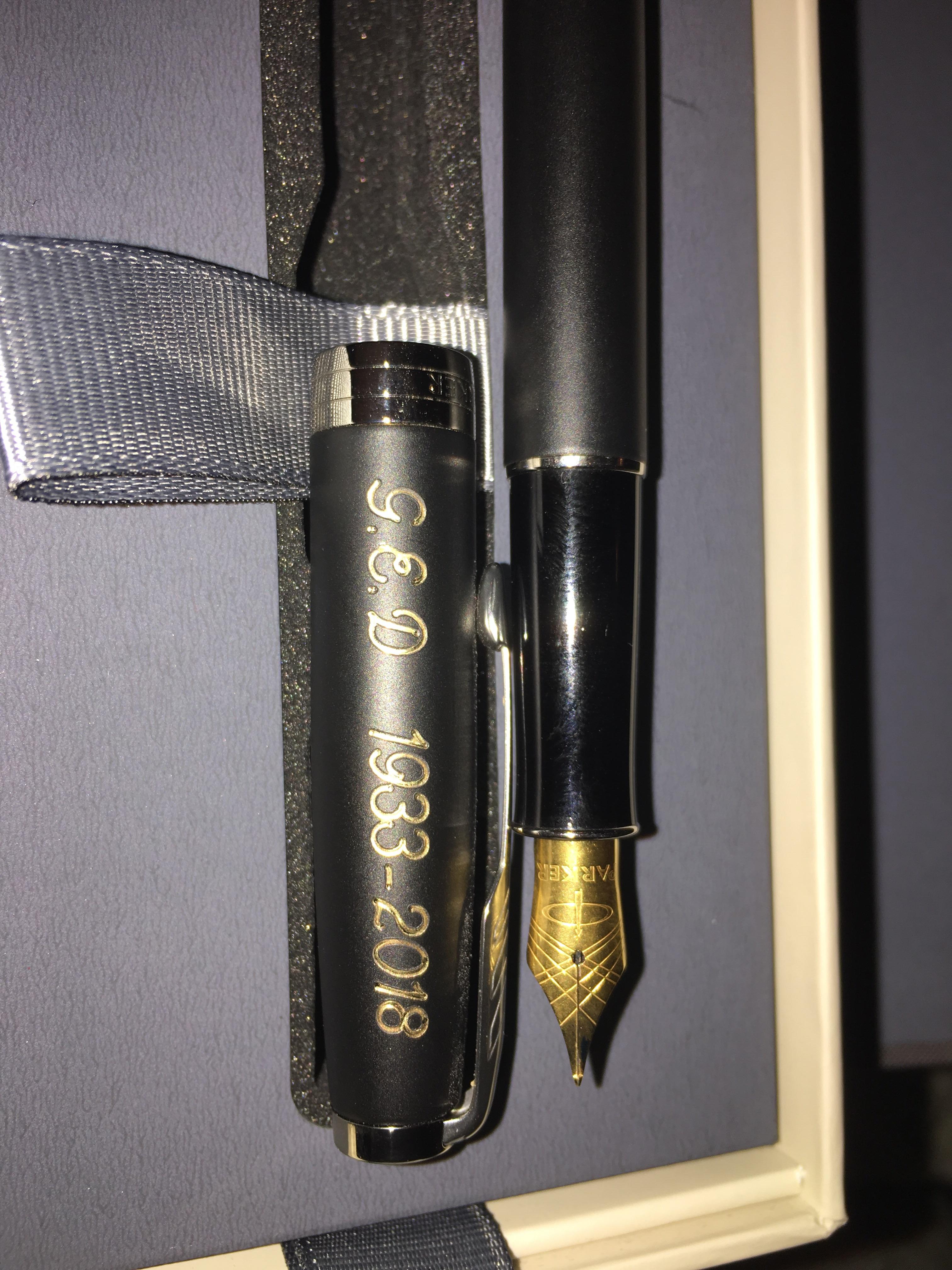 Brand new Parker 14k XF/Nib in memory of my grandfather who