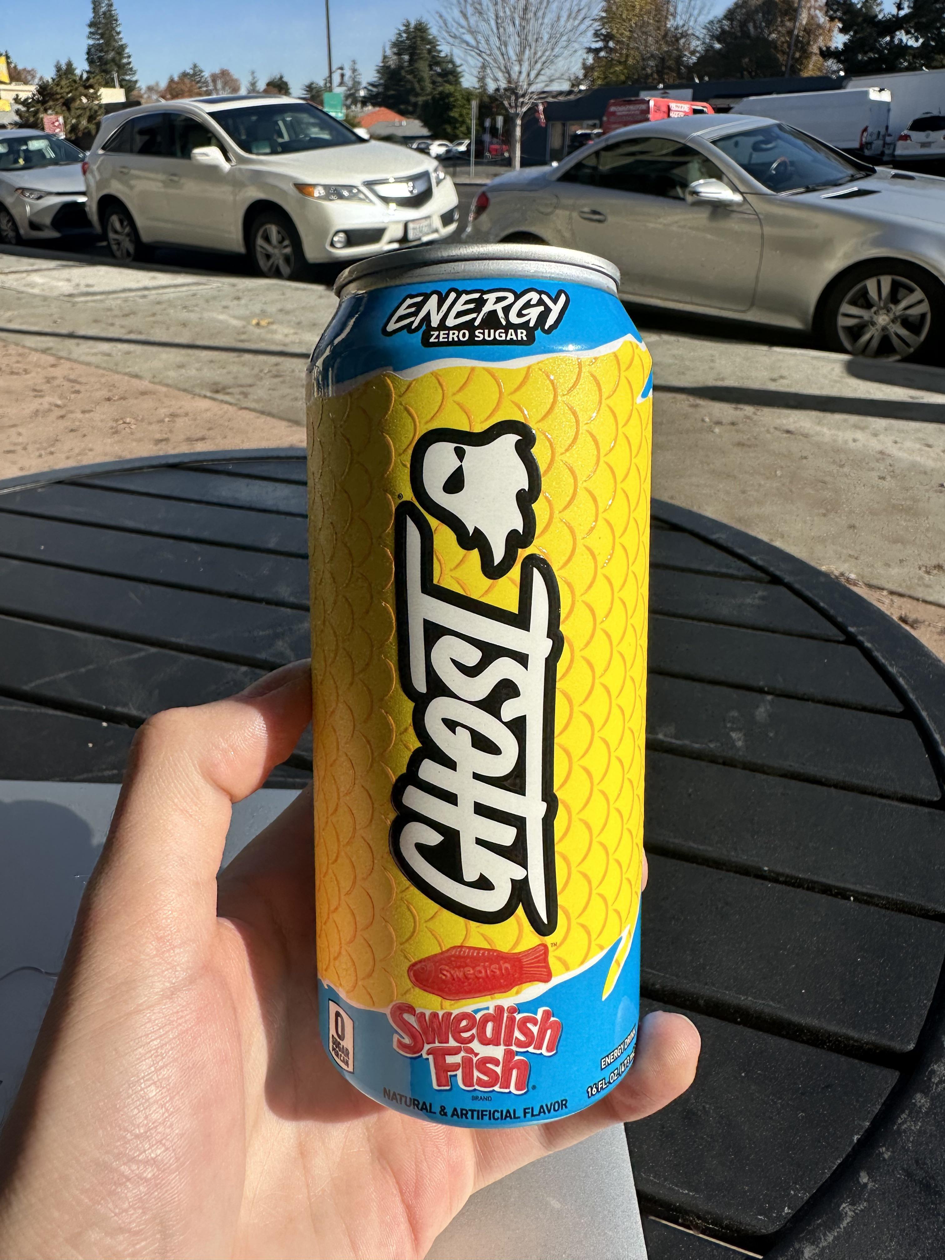 Ghost Swedish Fish. Identical flavor wow. r/energydrinks
