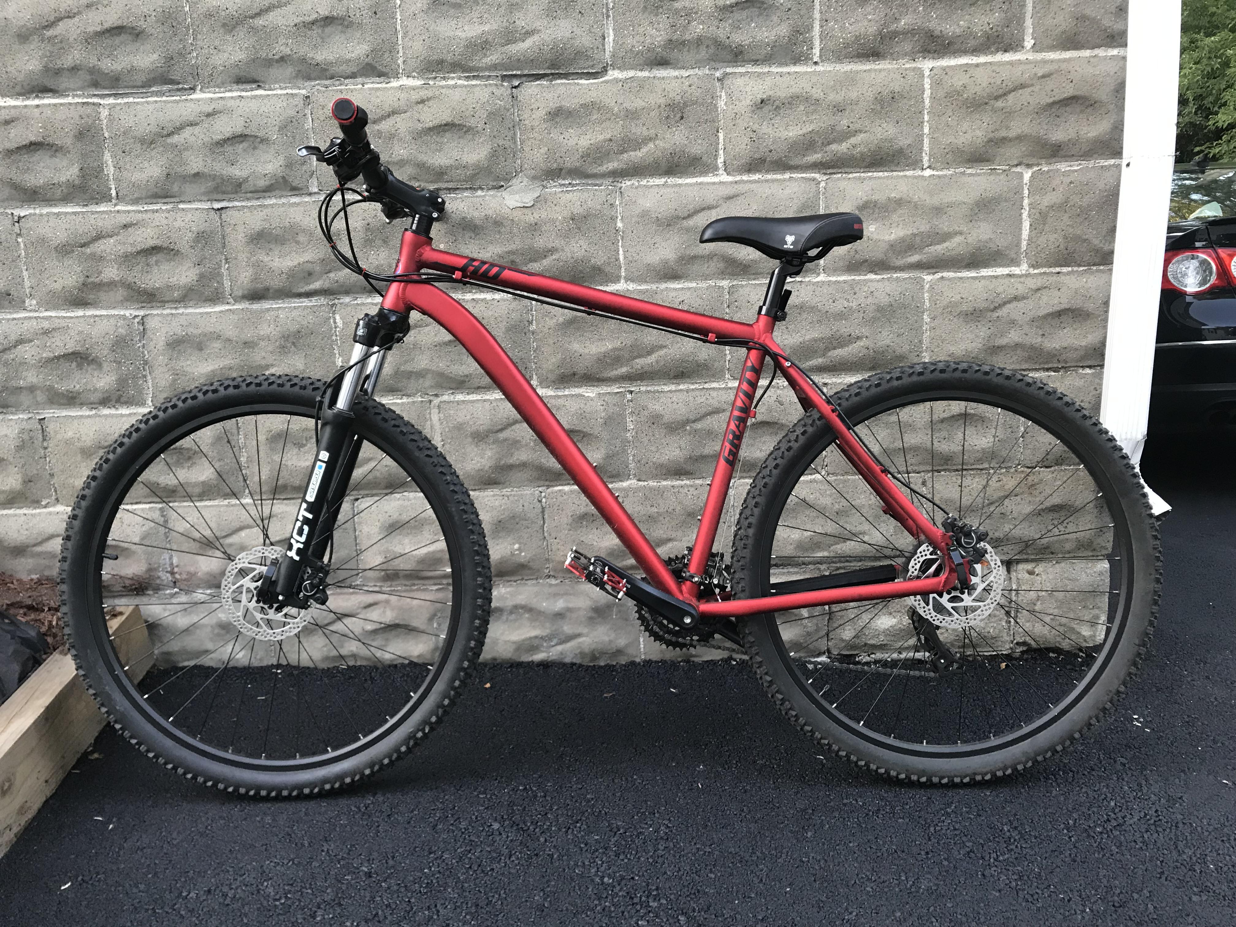 300 beginner 29er from BikesDirect. Having tons of fun! (pedals and