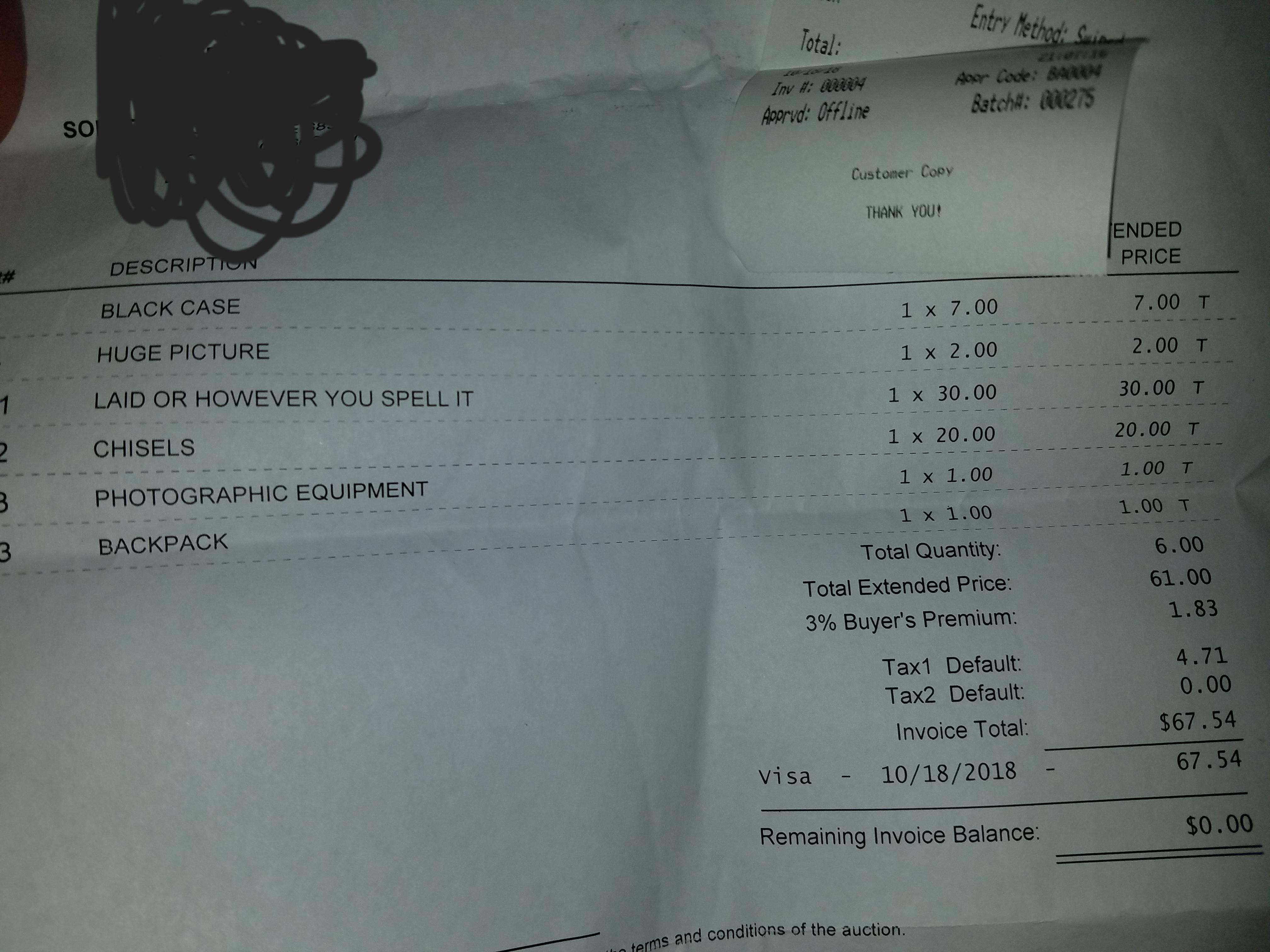 So I got a great deal at auction tonight on a lathe but the clerk