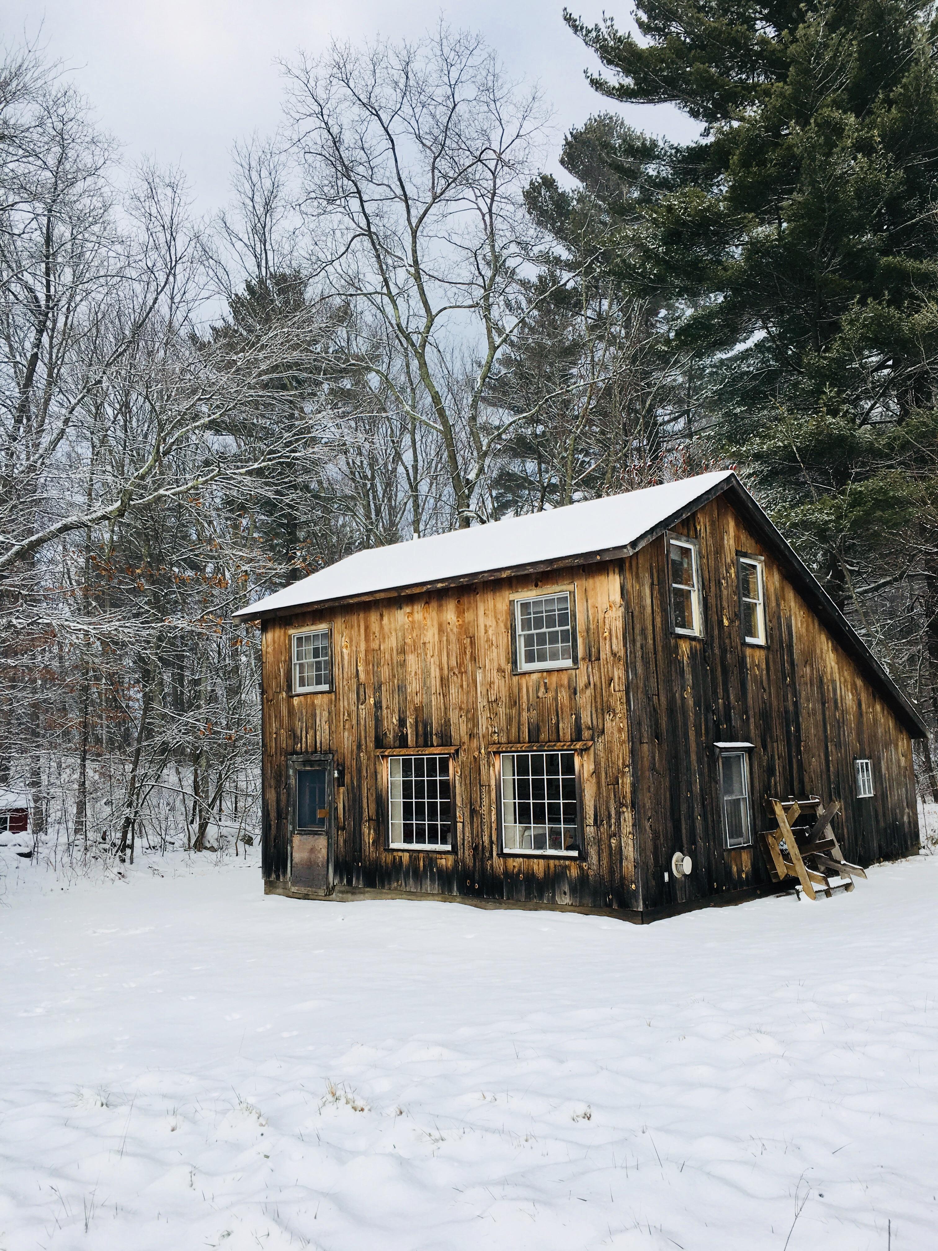 Our cozy little cabin in the woods of Cornwall, Connecticut. r/CozyPlaces