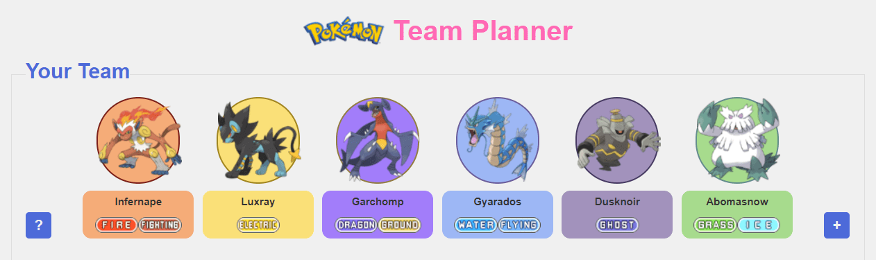 My team for the new remakes Pokemon_BDSP