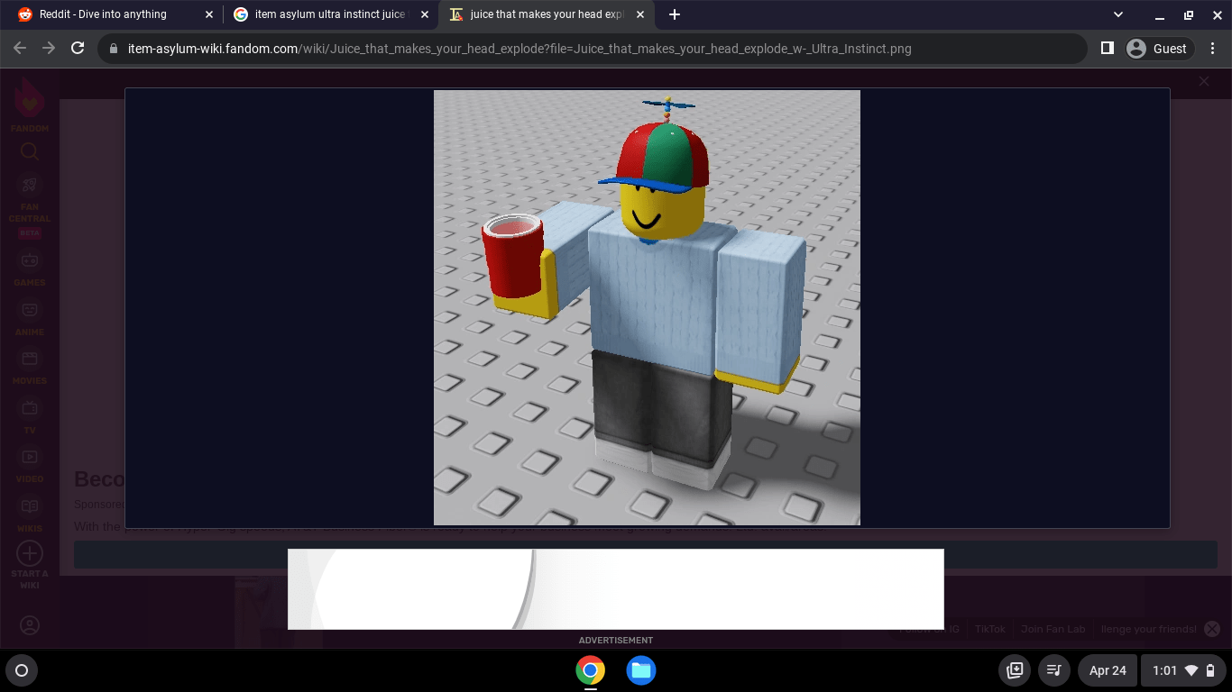 juice that makes your head explode has a ultra insticnt combo if you