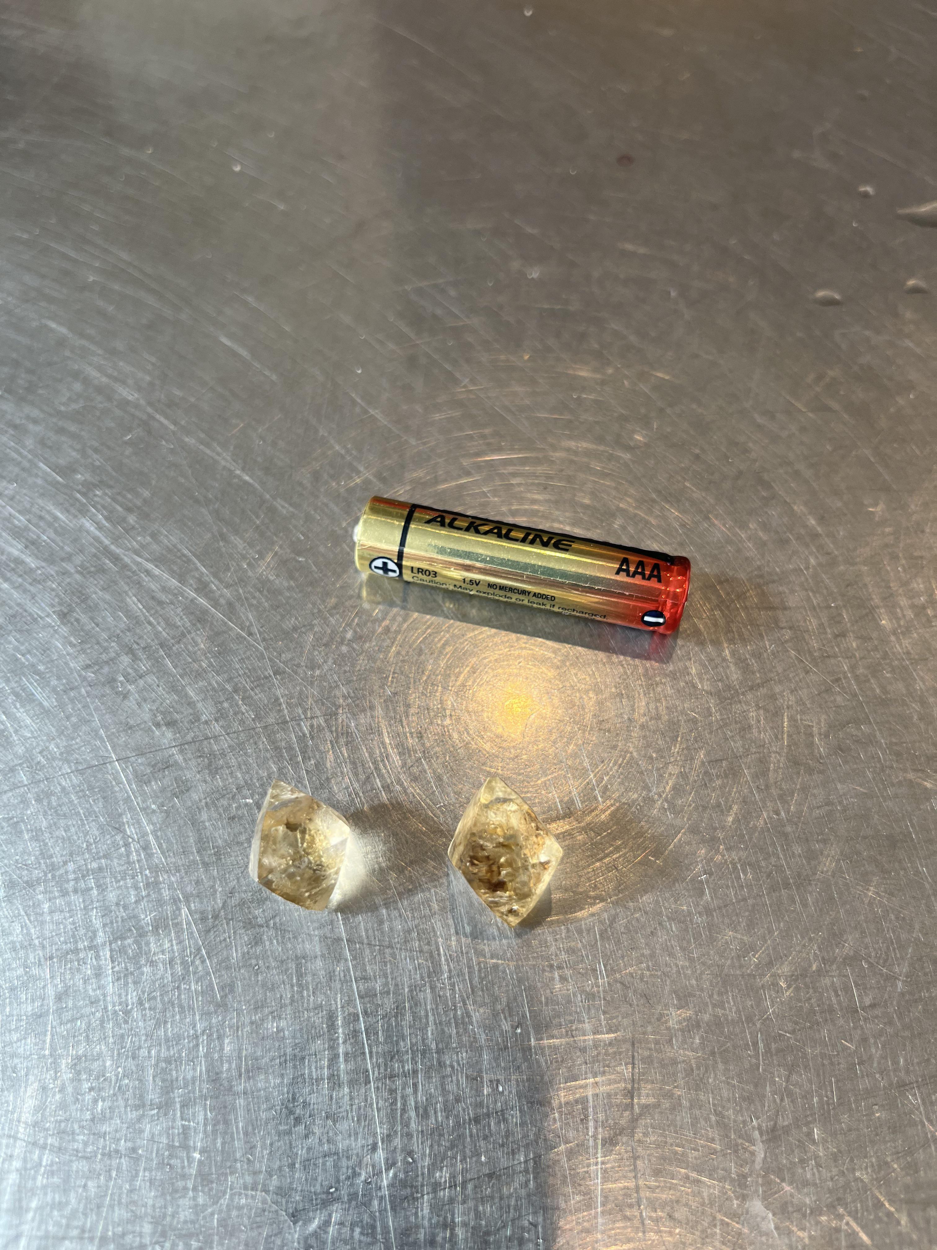 Salt crystals from my bottle of fish sauce r/mildlyinteresting