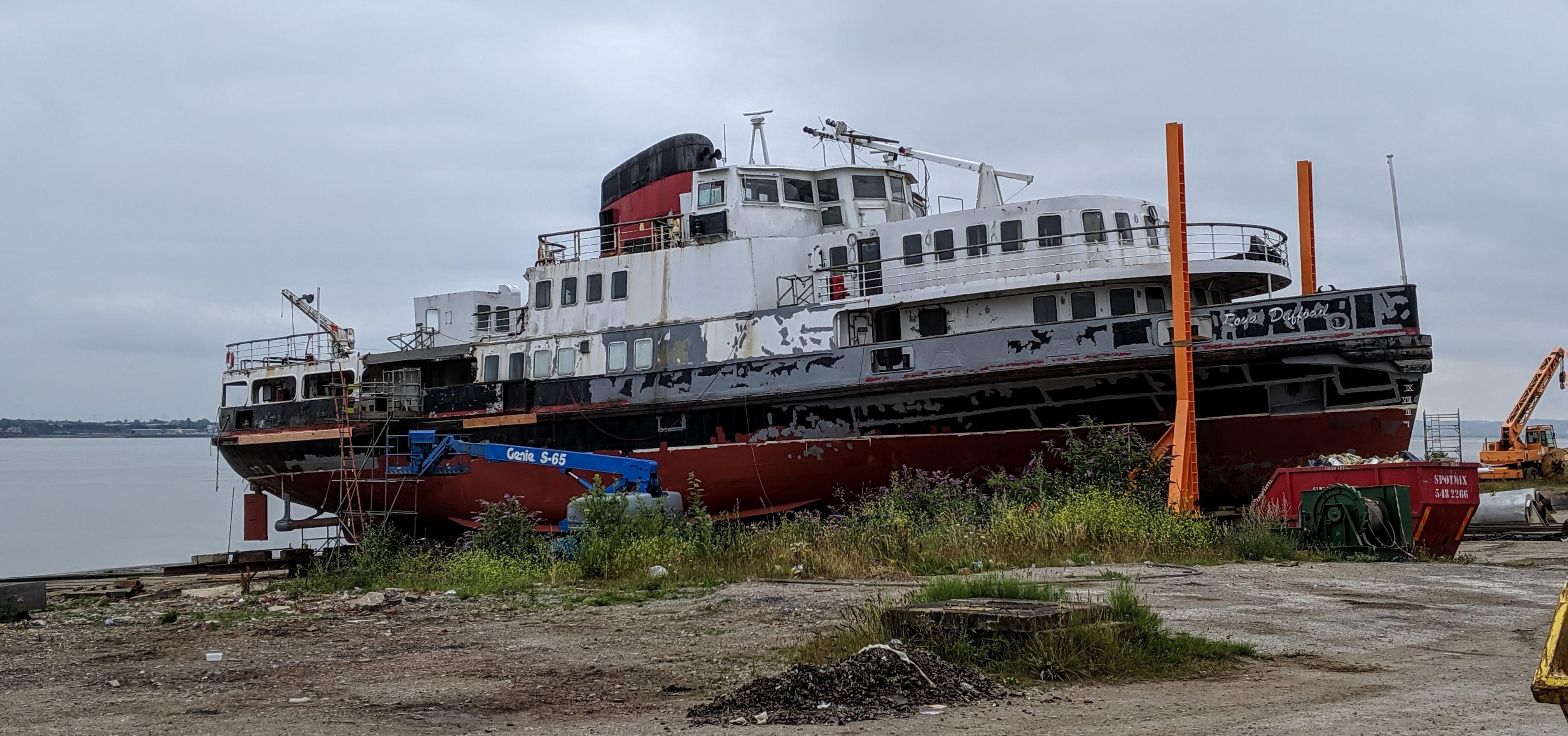 [OC] 1939 MV Royal Daffodil One of the original Mersey Ferries Refit at Carmet Marine