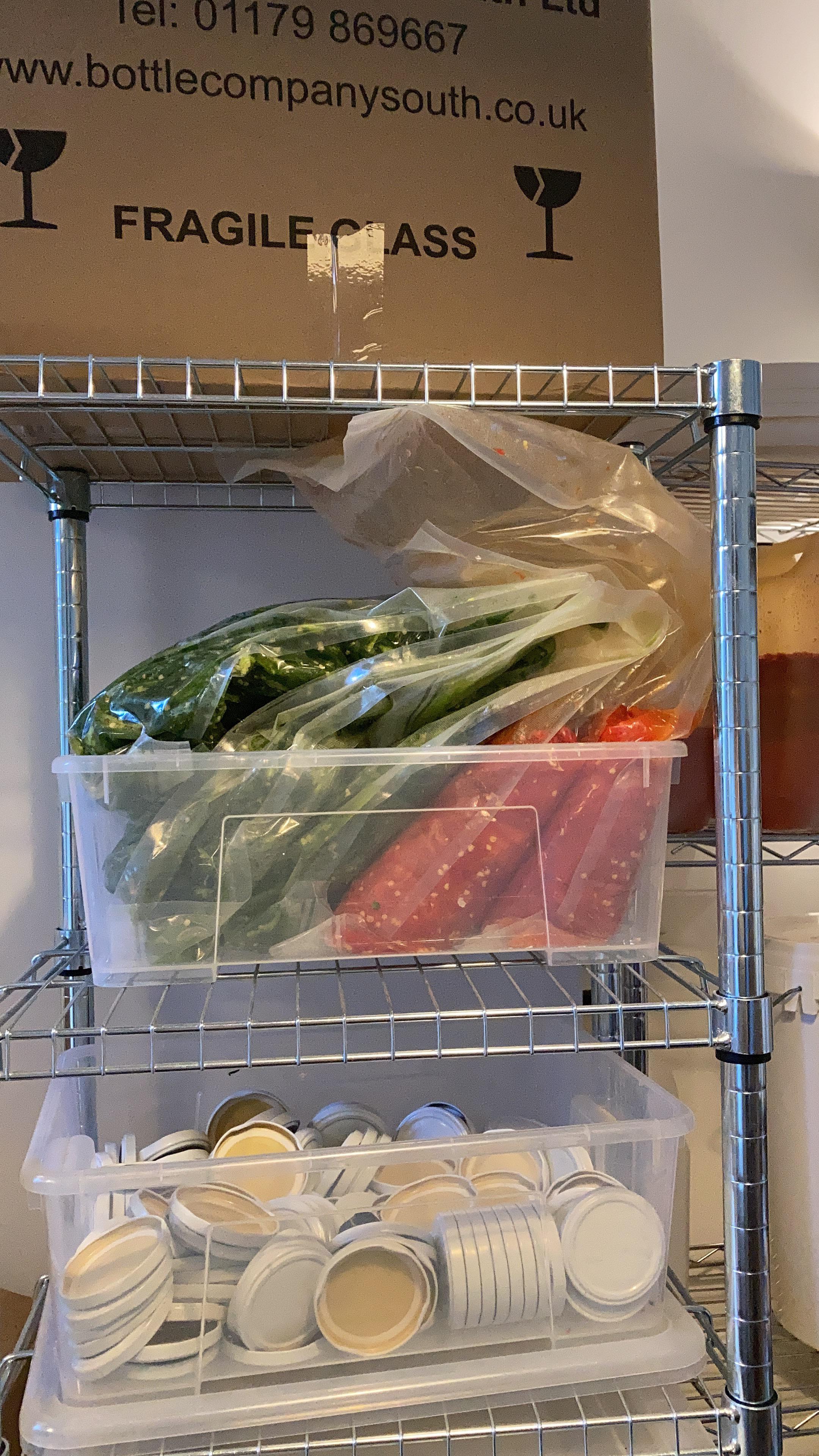 Nice little stack of chillis on the go. Just salt + chilli. Really