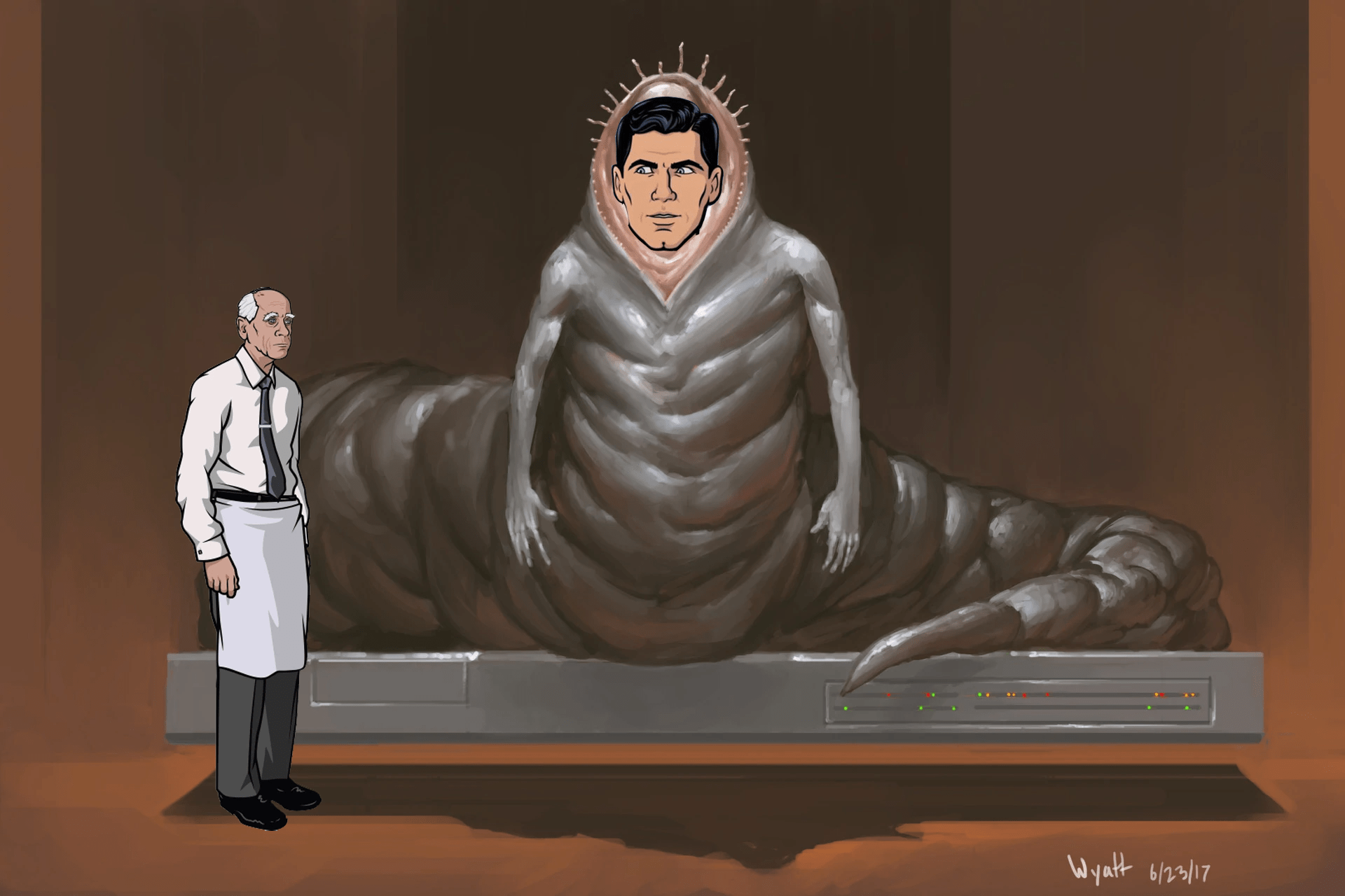 How I imagine Leto II and Moneo in God Emperor of Dune r/dunememes