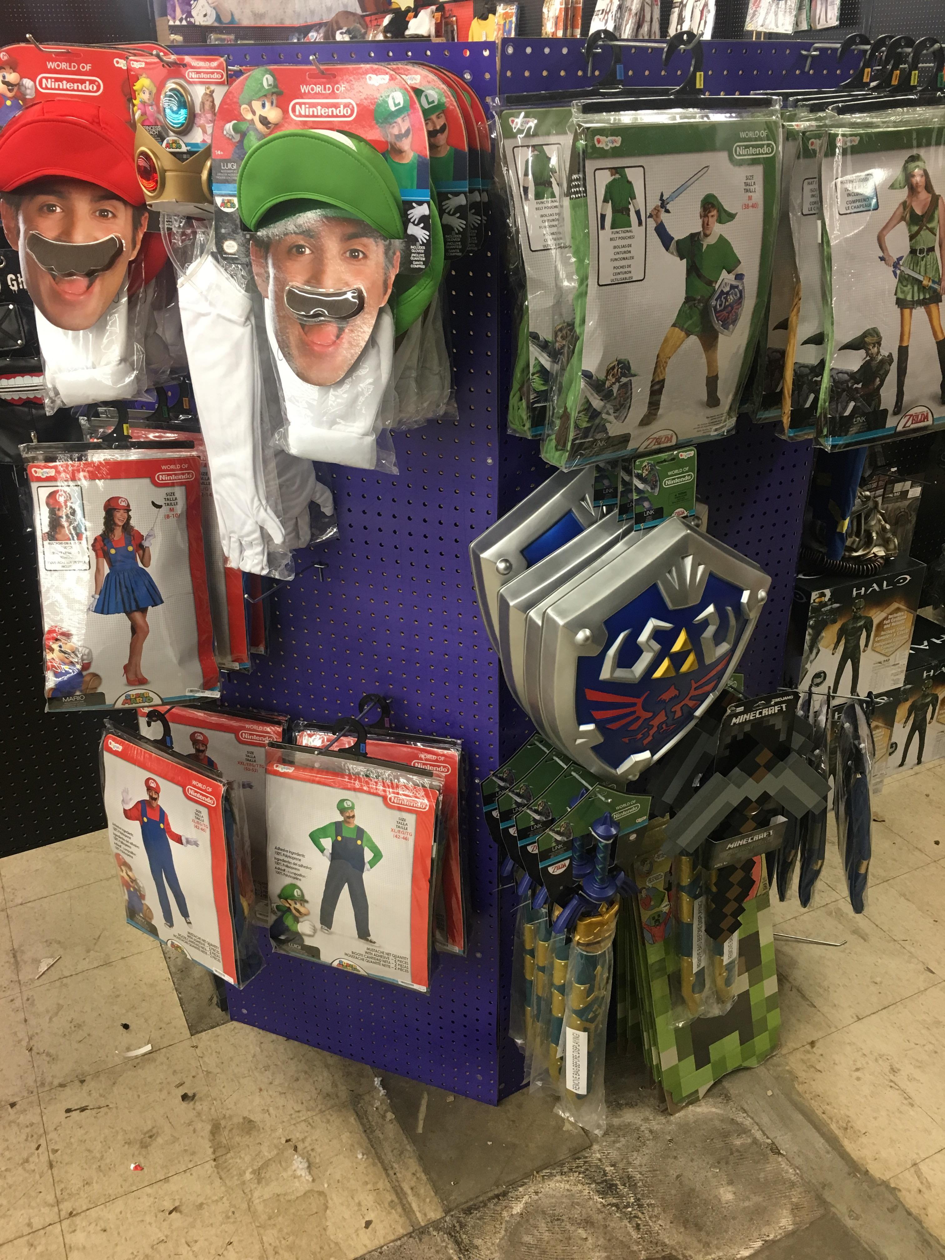 WoN section found at Spirit Halloween WorldOfNintendo