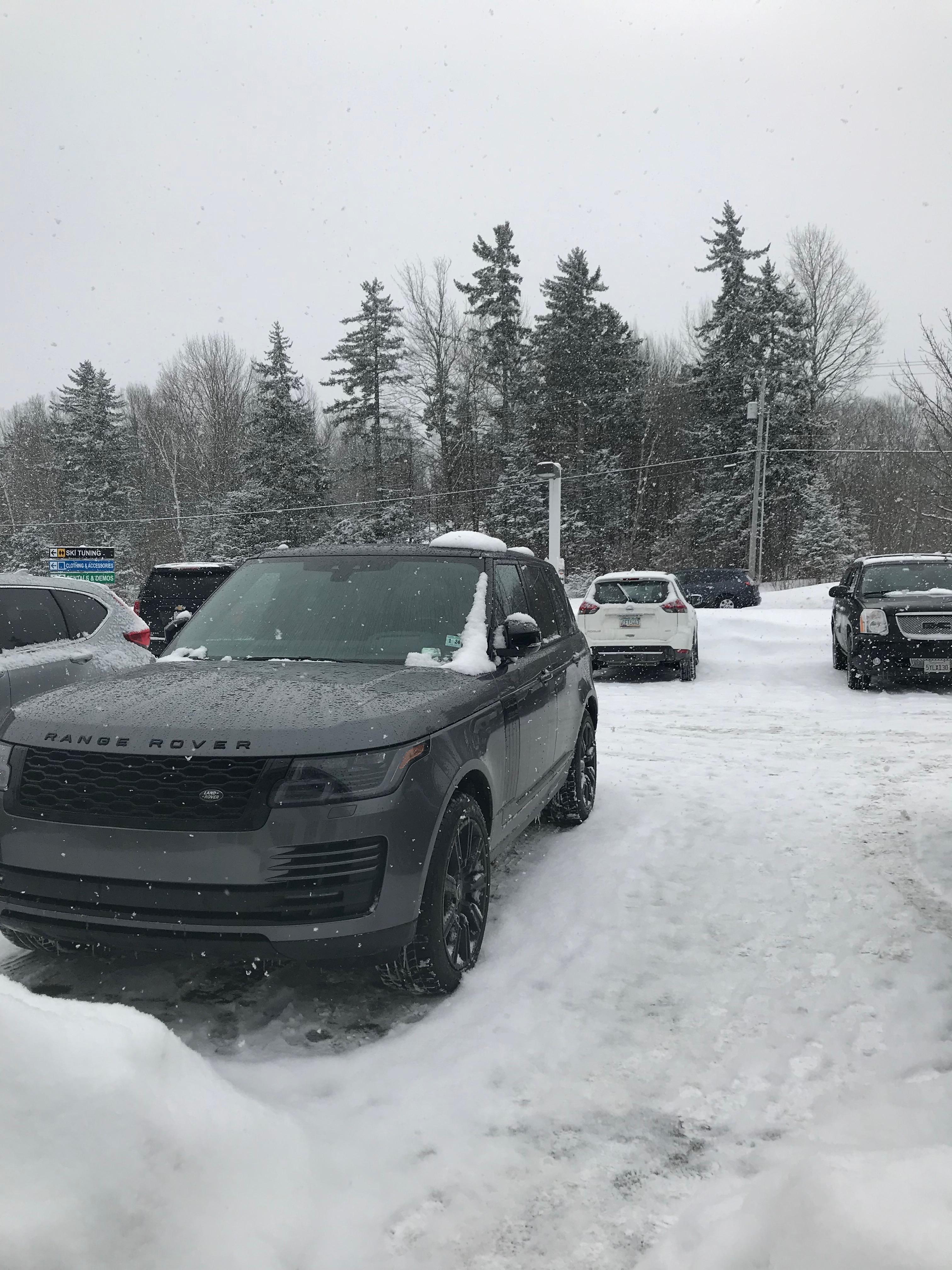 Covered in snow up in Vermont! r/RangeRover