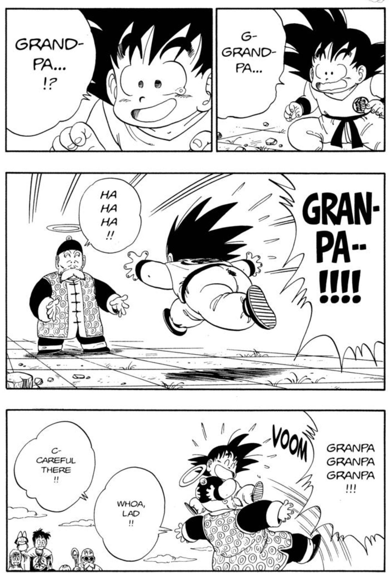 Goku And Grandpa Gohan