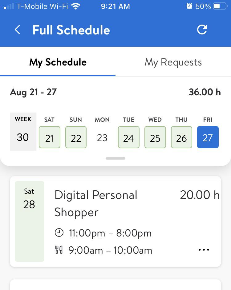 When whoever does the schedule doesn’t give af. r/walmart