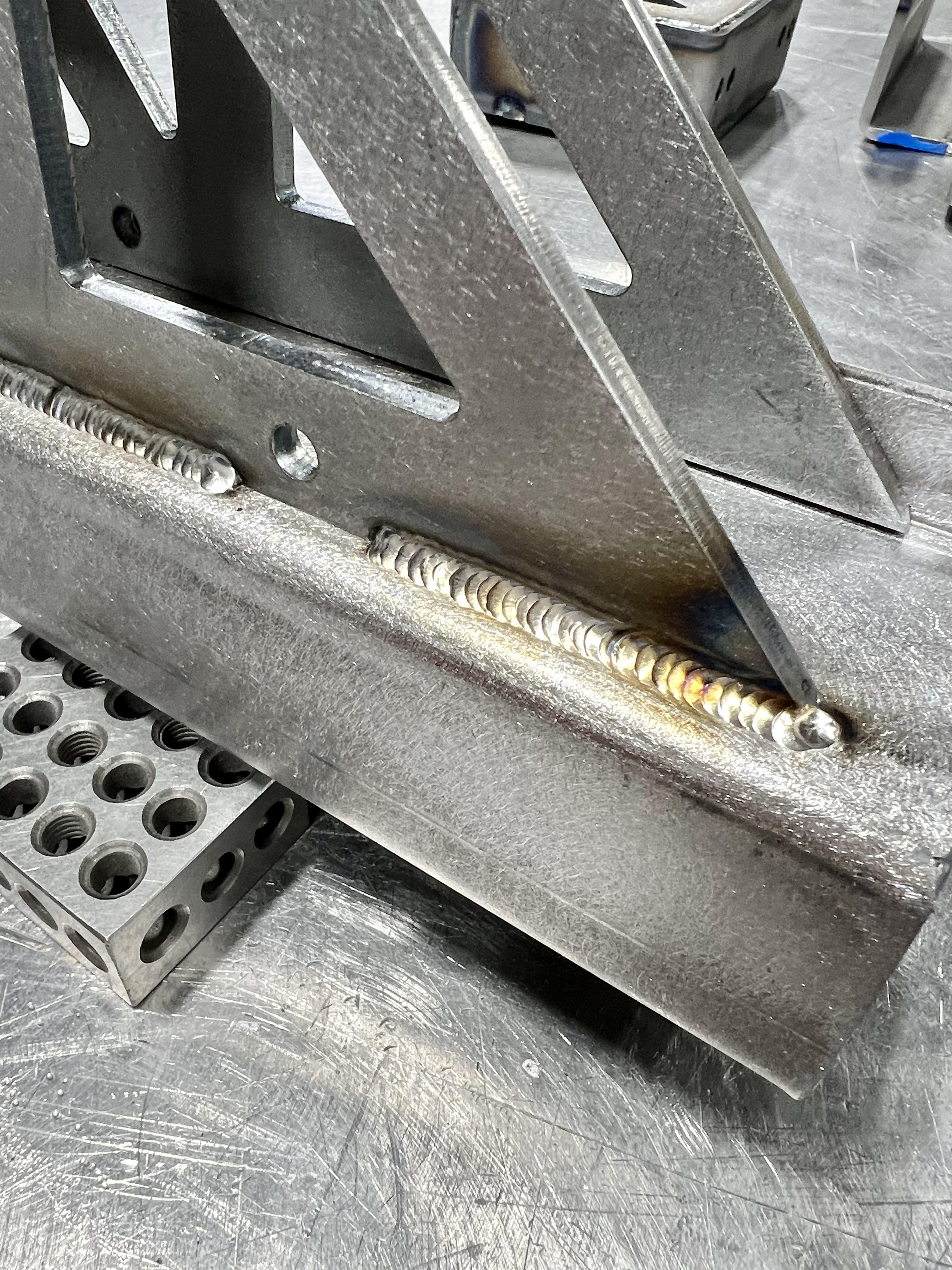 Some mild steel Tig welds from today at work! Welding