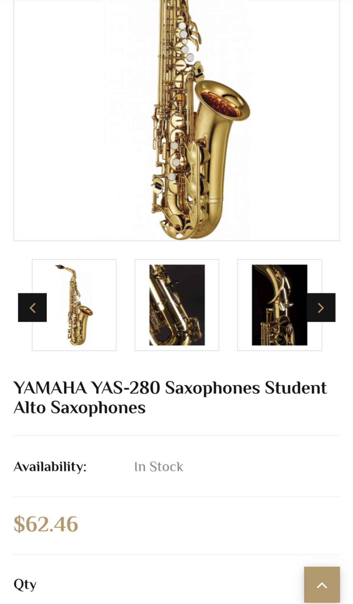 Looking to get an a used yamaha saxophone so I can try playing, and