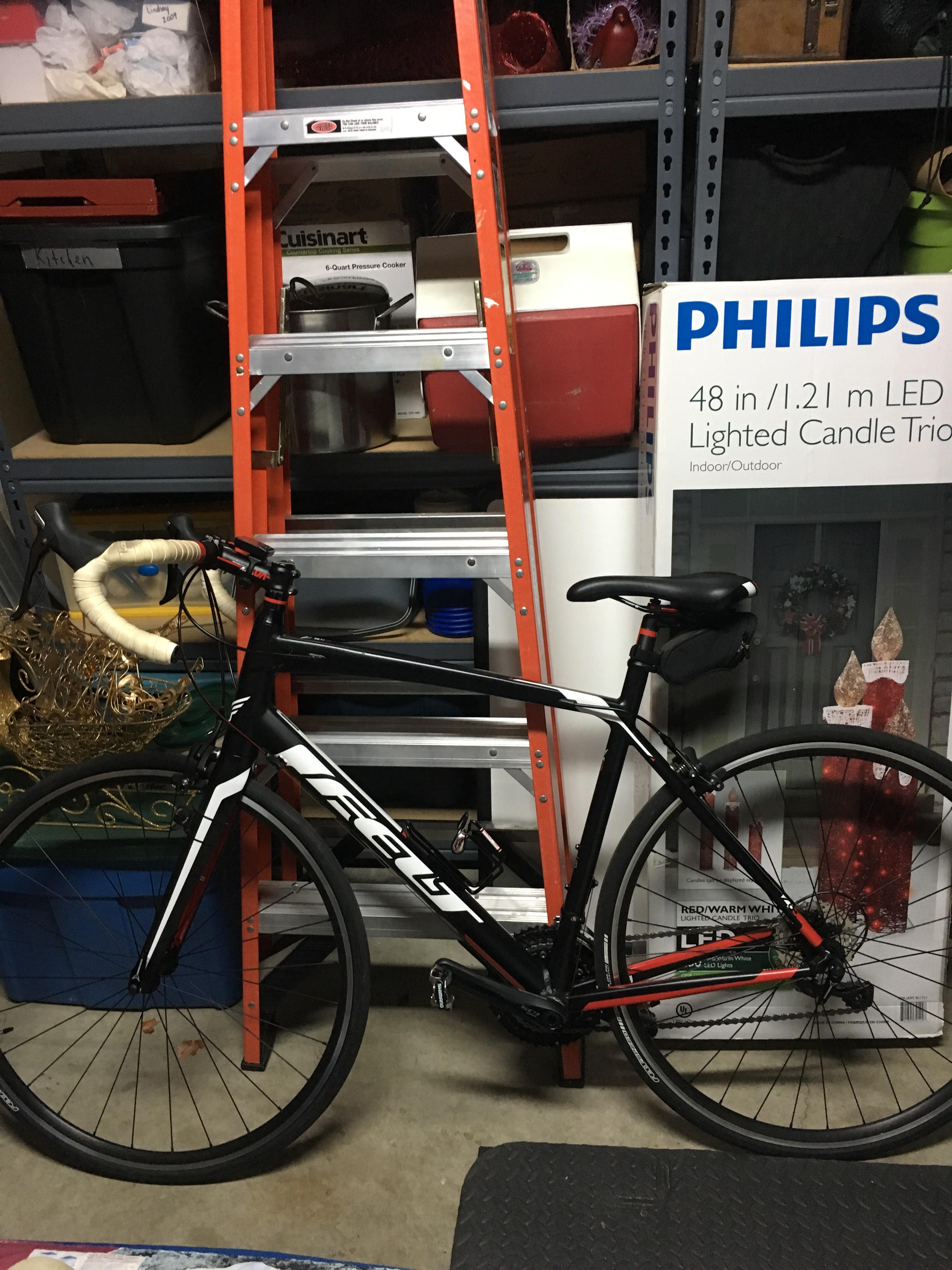 Got my first road bike today. The guy only rode it for 22 miles and it