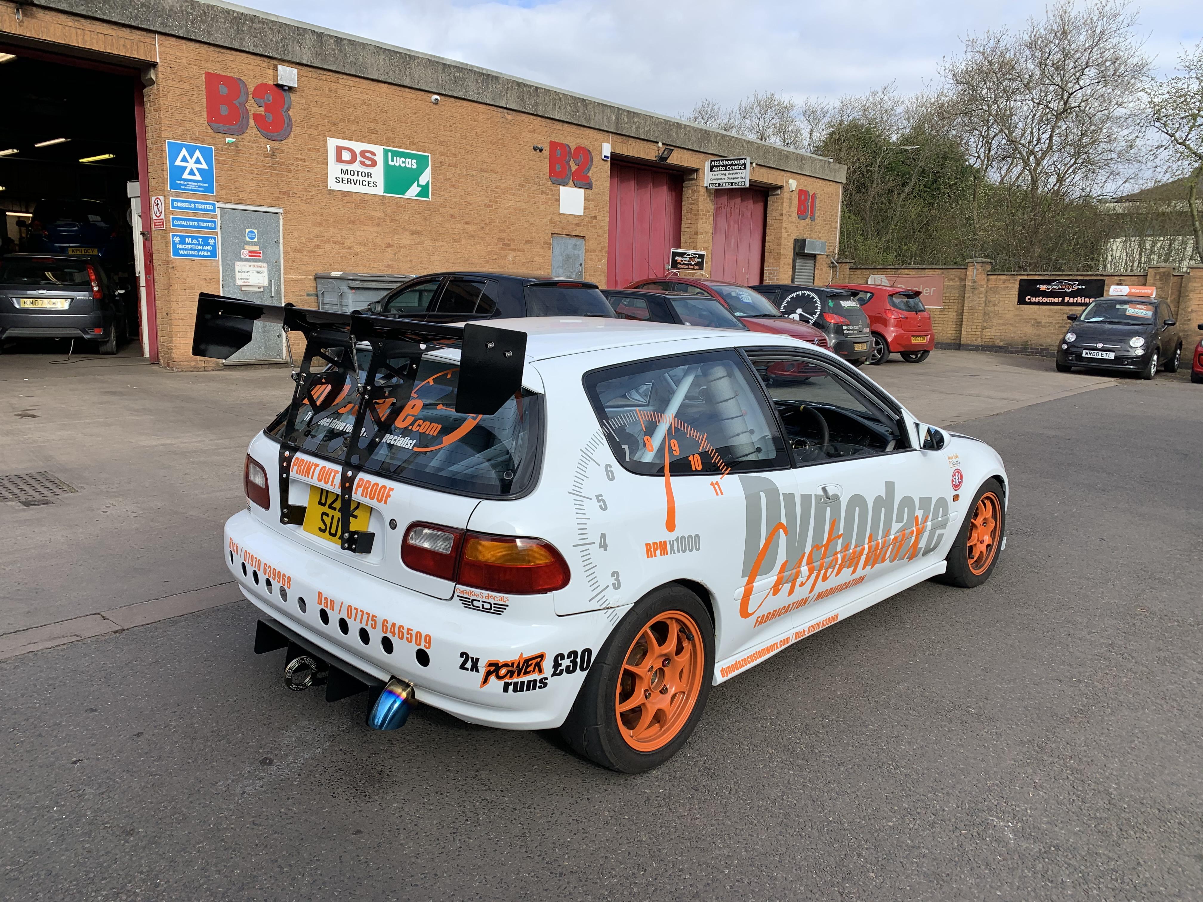 Big wing installed r/hondacivic