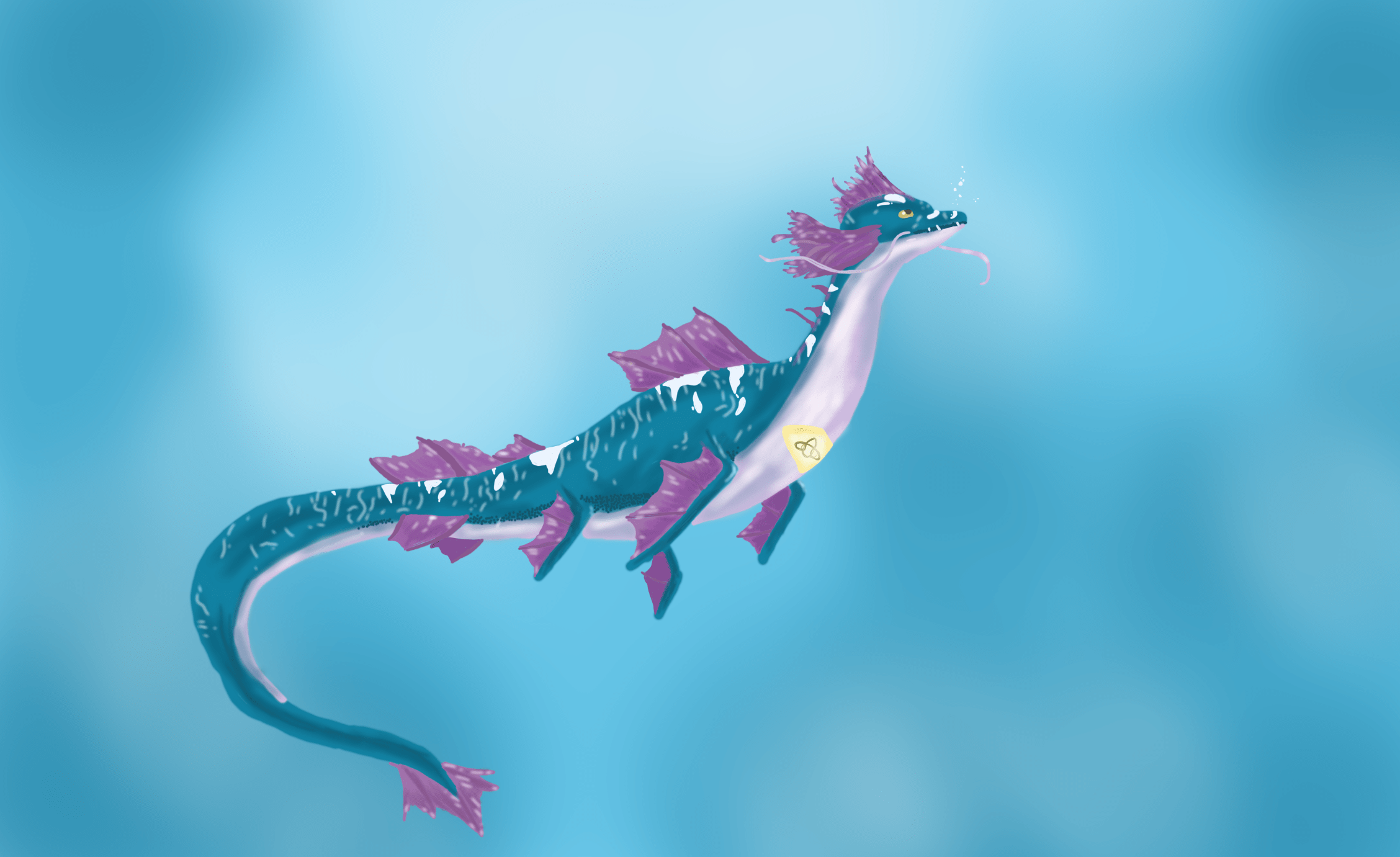 Pure Sea Dragon art r/DragonCity