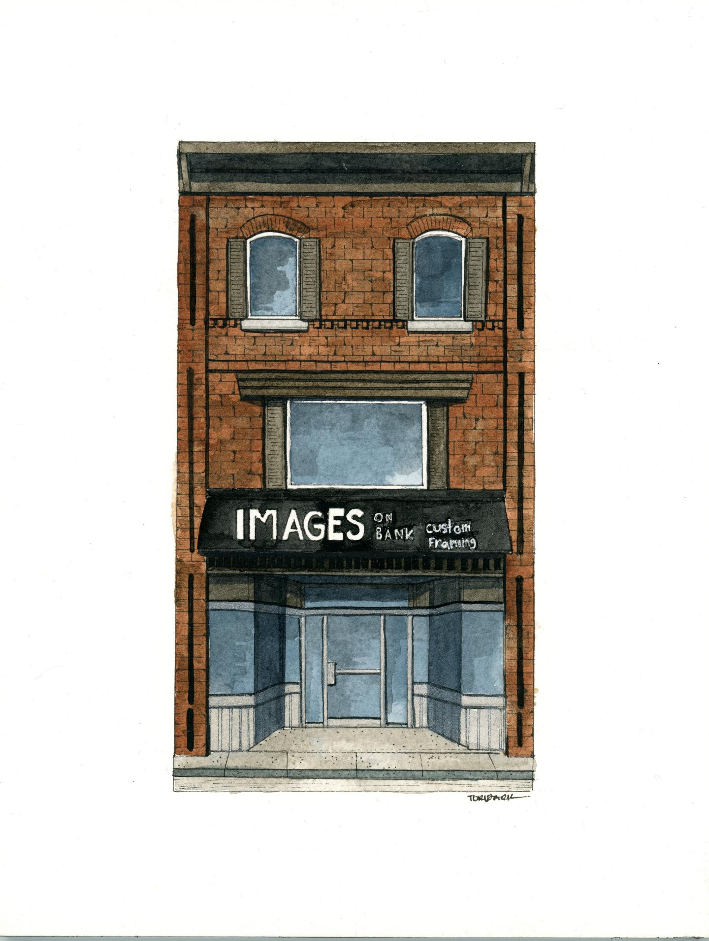 Another local business in downtown Ottawa. I was commissioned to paint