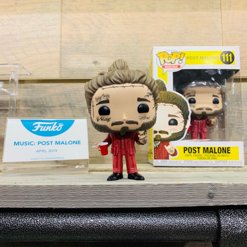Post Malone Funko Pop at NY Toy Fair PostMalone