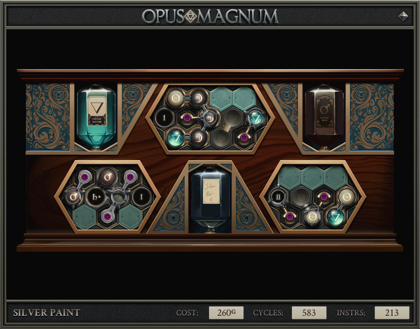 Silver Paint "Oh, you can move the conduits???" r/opus_magnum