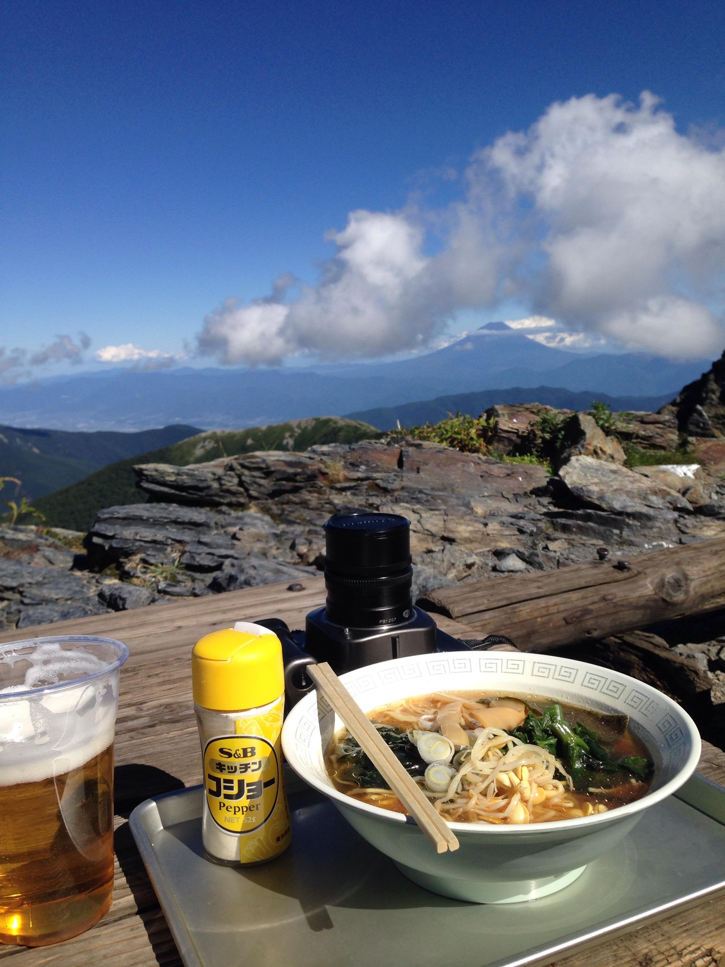 Ramen with a View Ramen Atop Japan's Second Highest Peak, Kitadake