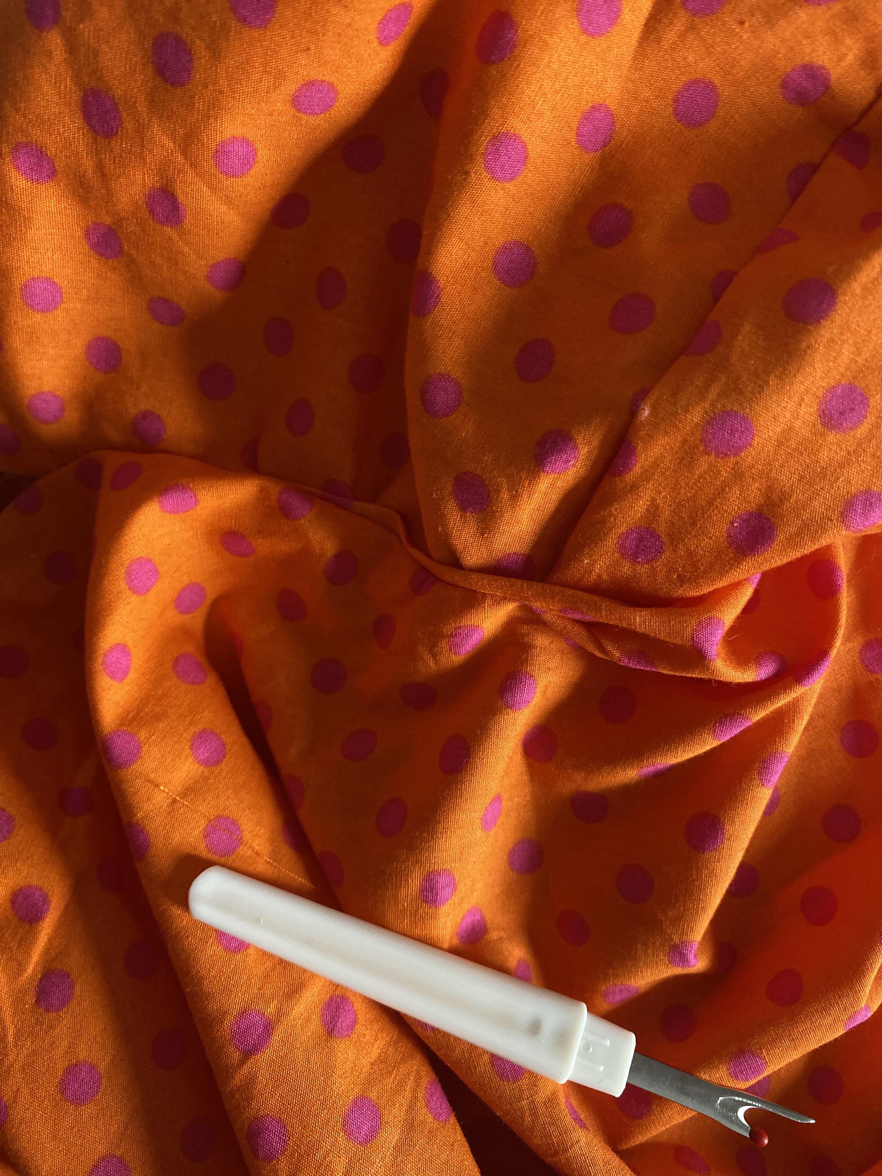 Got wine drunk last night and thought sewing the skirt onto the dress I