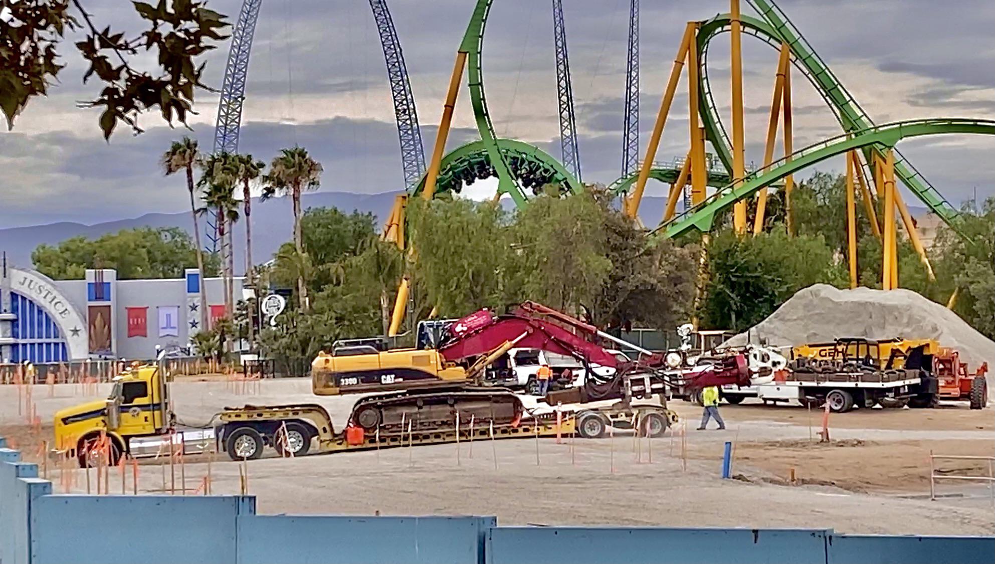 Drills Have Arrived On Site At [Six Flags, Magic Mountain] For The New [Rmc Raptor Coaster] : R/Rollercoasters