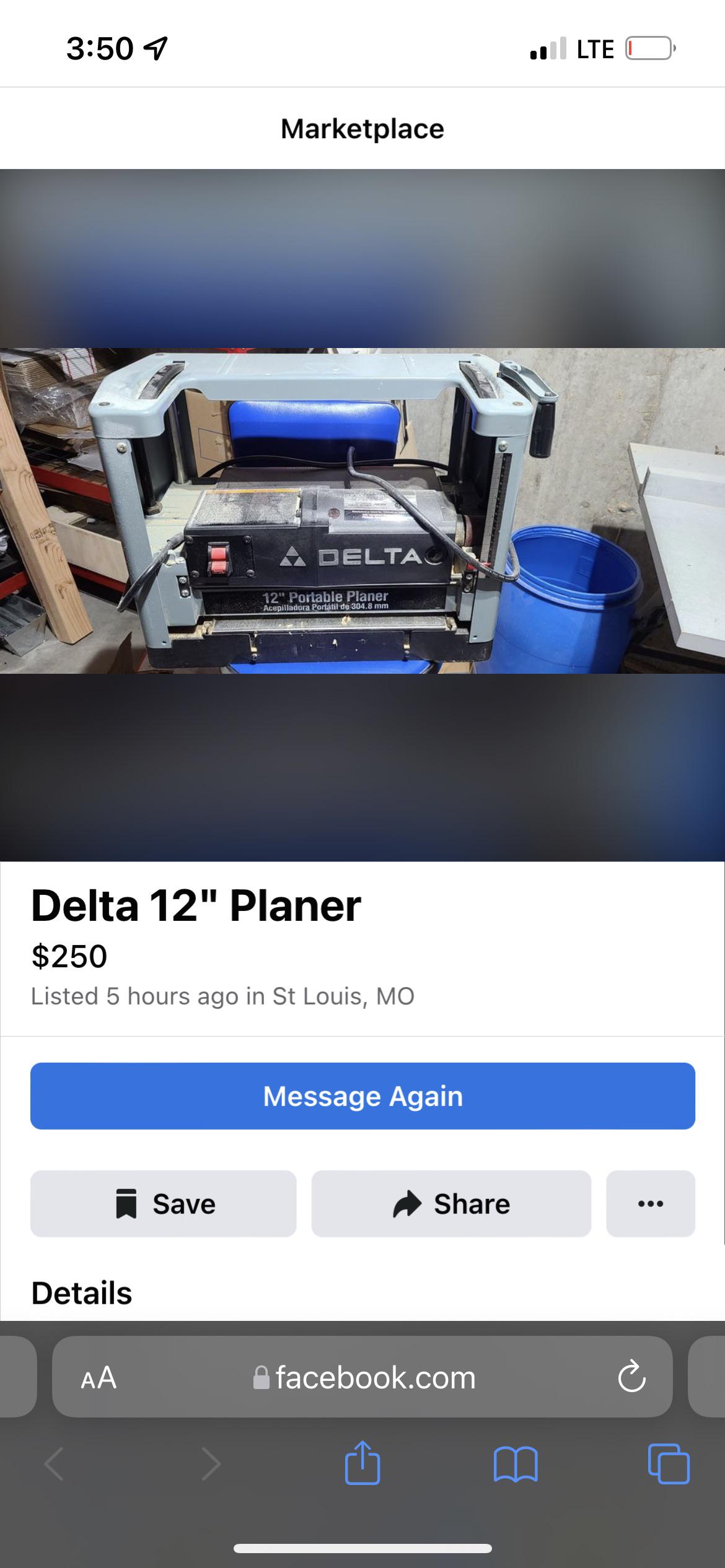 12” Delta Planer. Worth it? r/woodworking