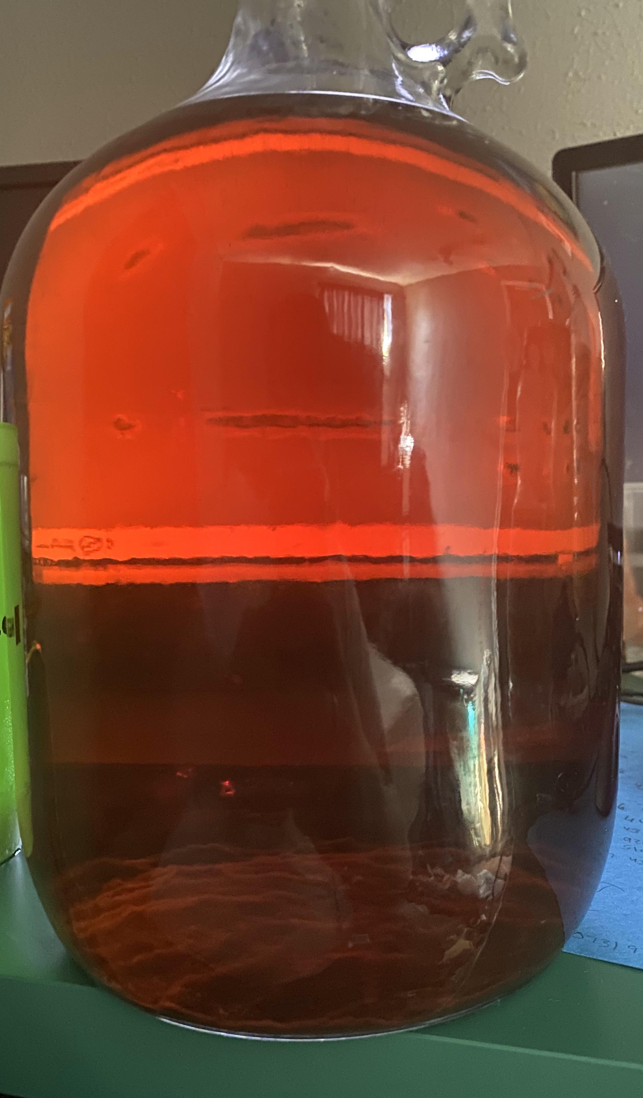 Been a while since I posted an updated on my blackberry and cherry mead. I will be bottling it