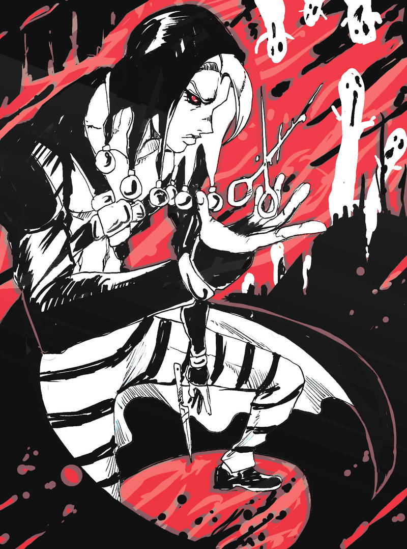 [Fanart] Risotto Nero, the most badass edgy assassin around Italy r