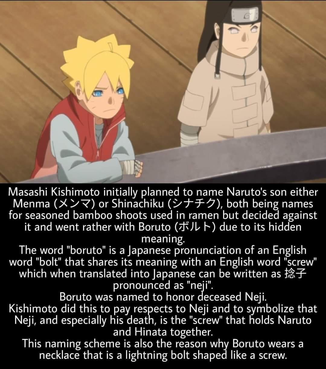 The Meaning Behind name of Boruto. r/Naruto