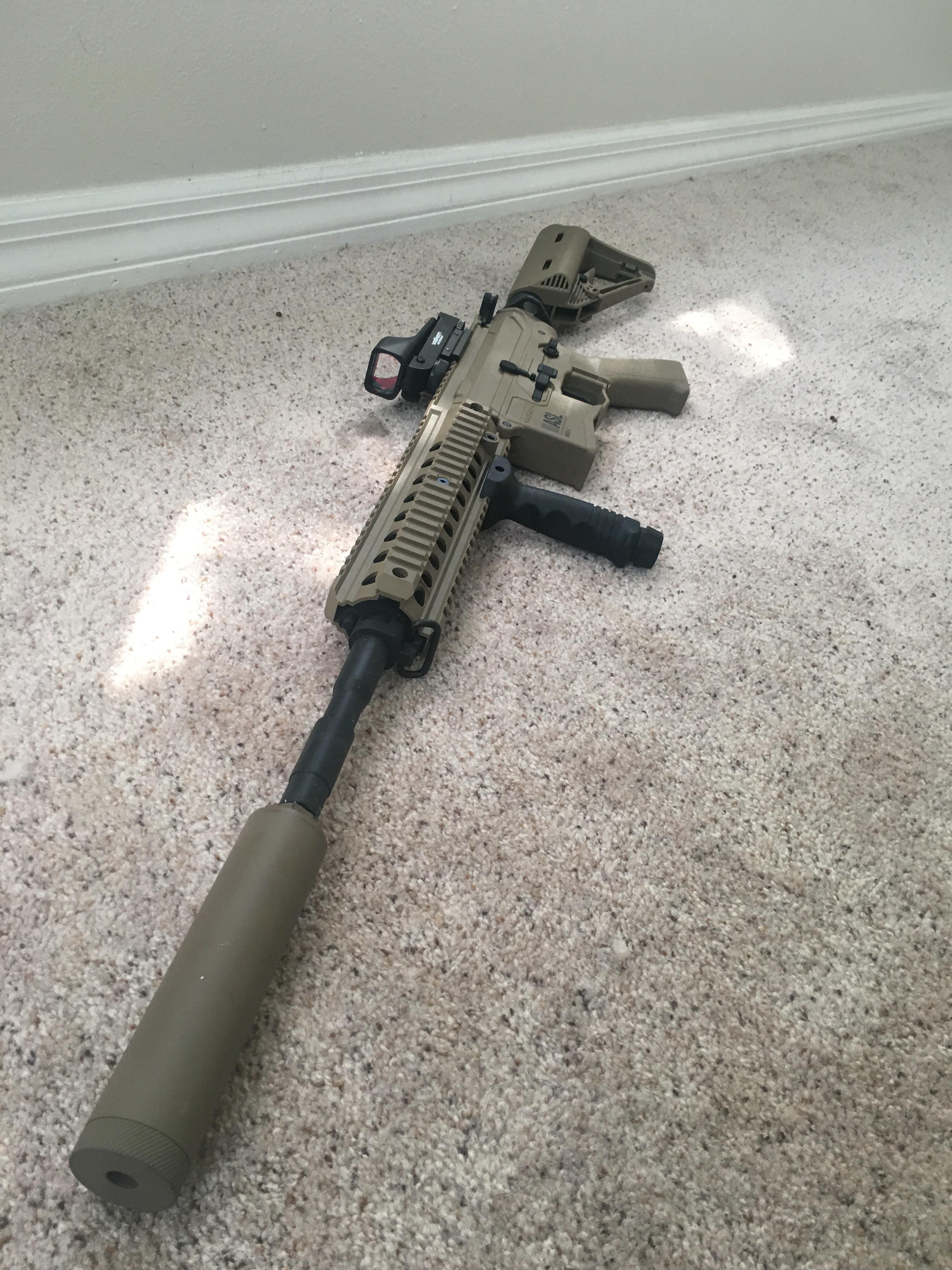 2 hours to get the orange tip off...it was worth it r/airsoft