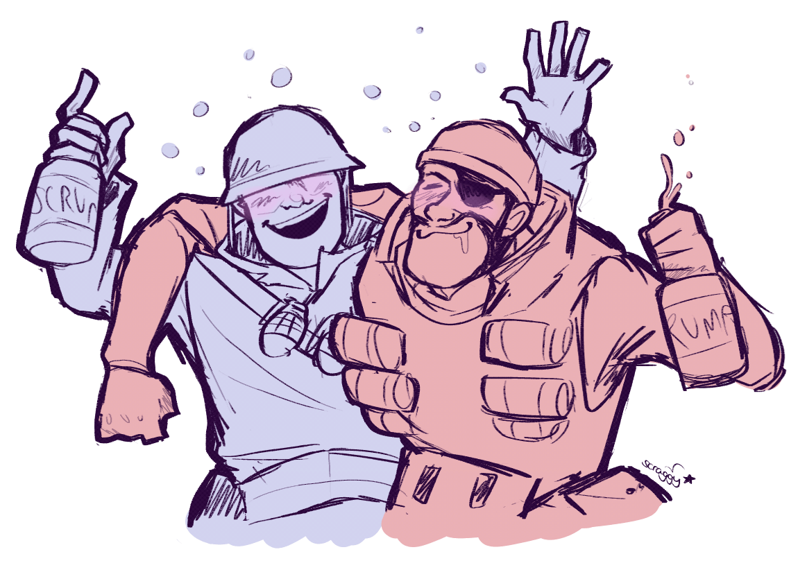 Demo and Soldier being good friends ) r/tf2
