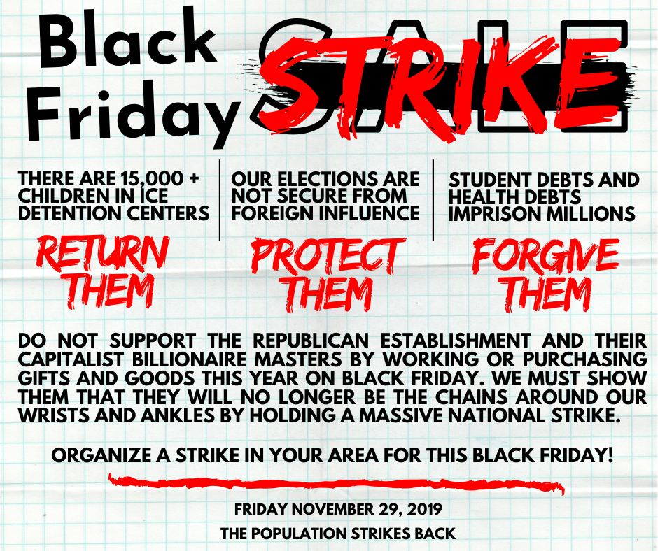 I made this for the Black Friday Strike of 2019. Let's make history