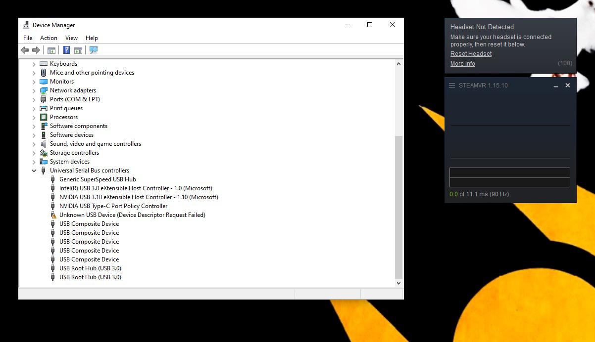 Device Descriptor Request no longer recognizes my index