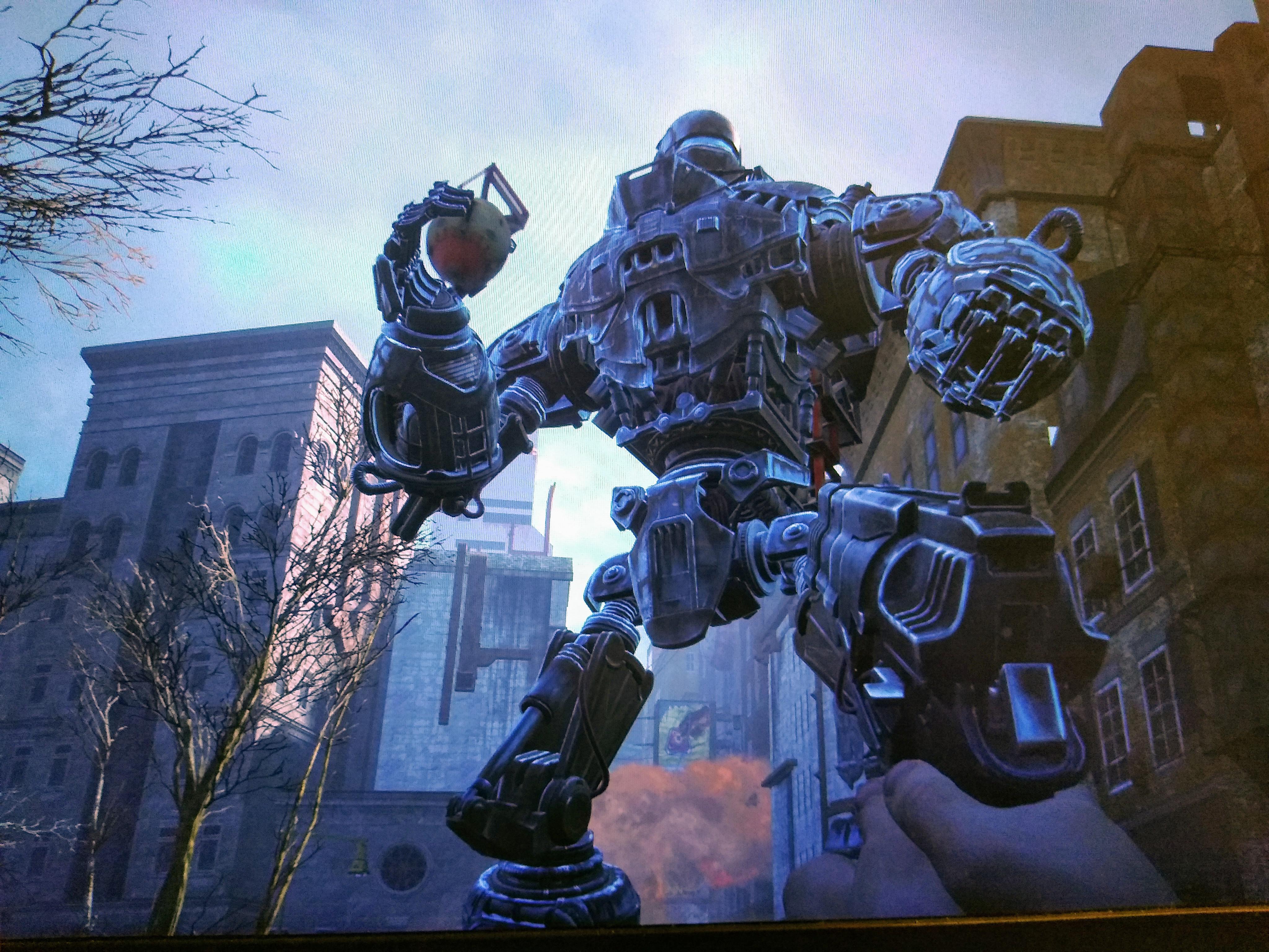 When liberty prime is your companion r/fo4