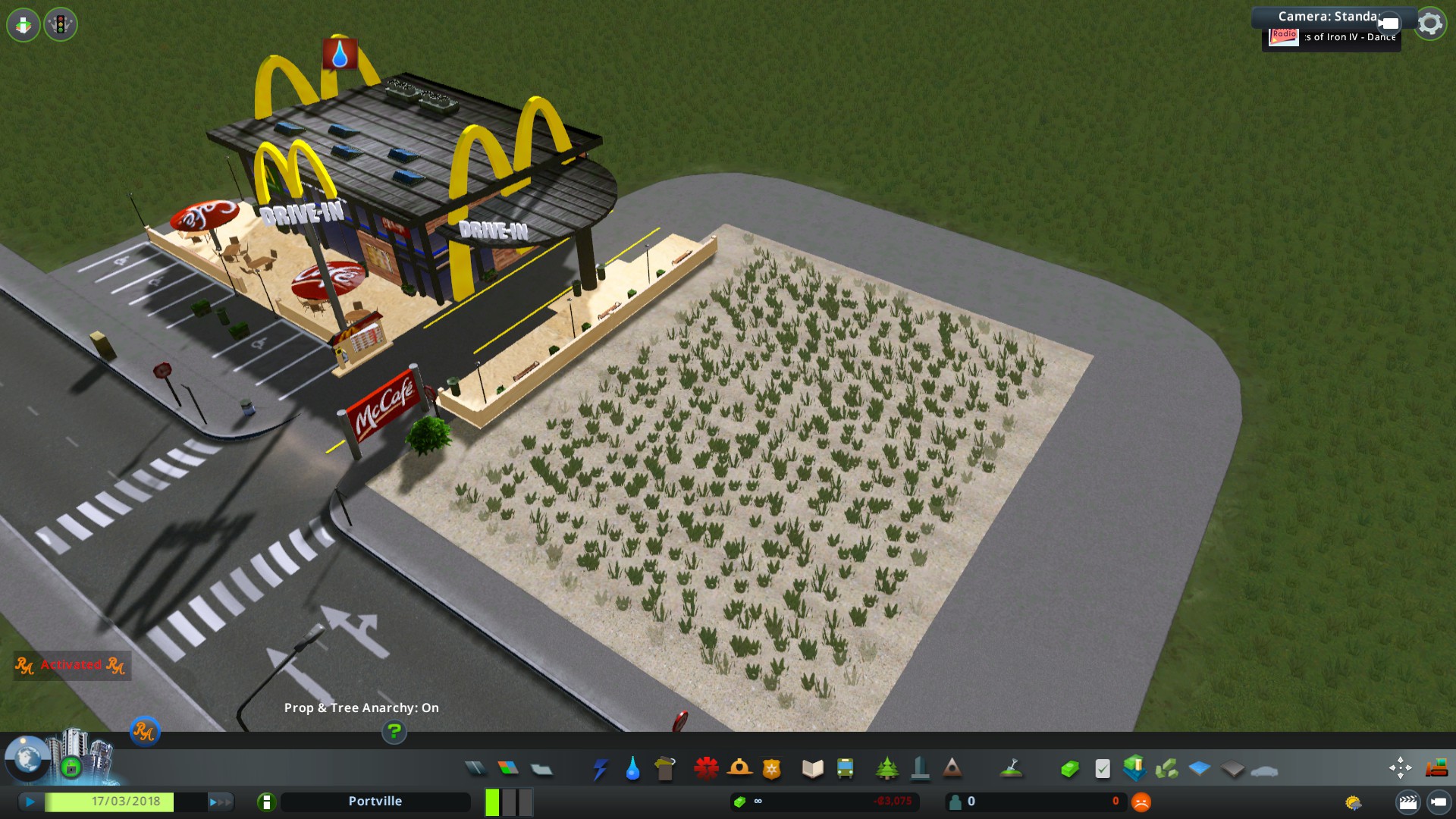 How can I get rid of this grass sticking through my decals? r