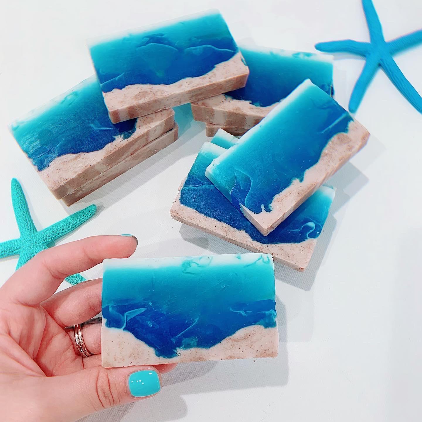 Made some Ocean Soap first time trying this! r/somethingimade