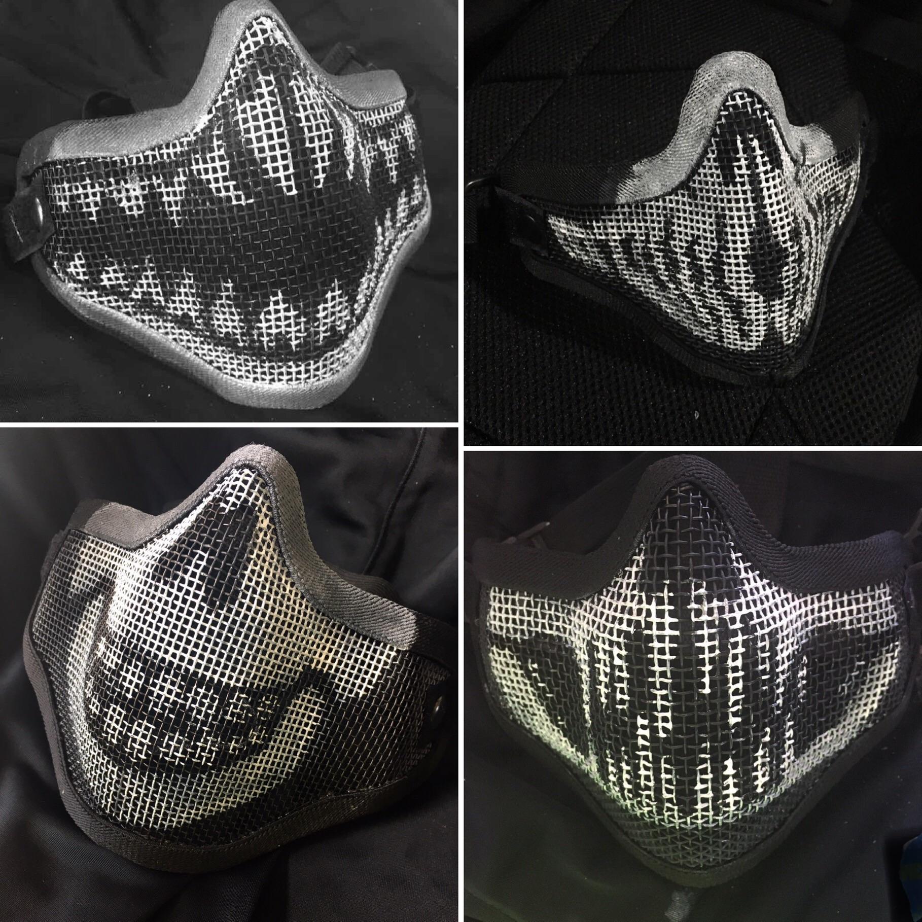 I miss selling my custom hand painted mesh masks r/airsoft