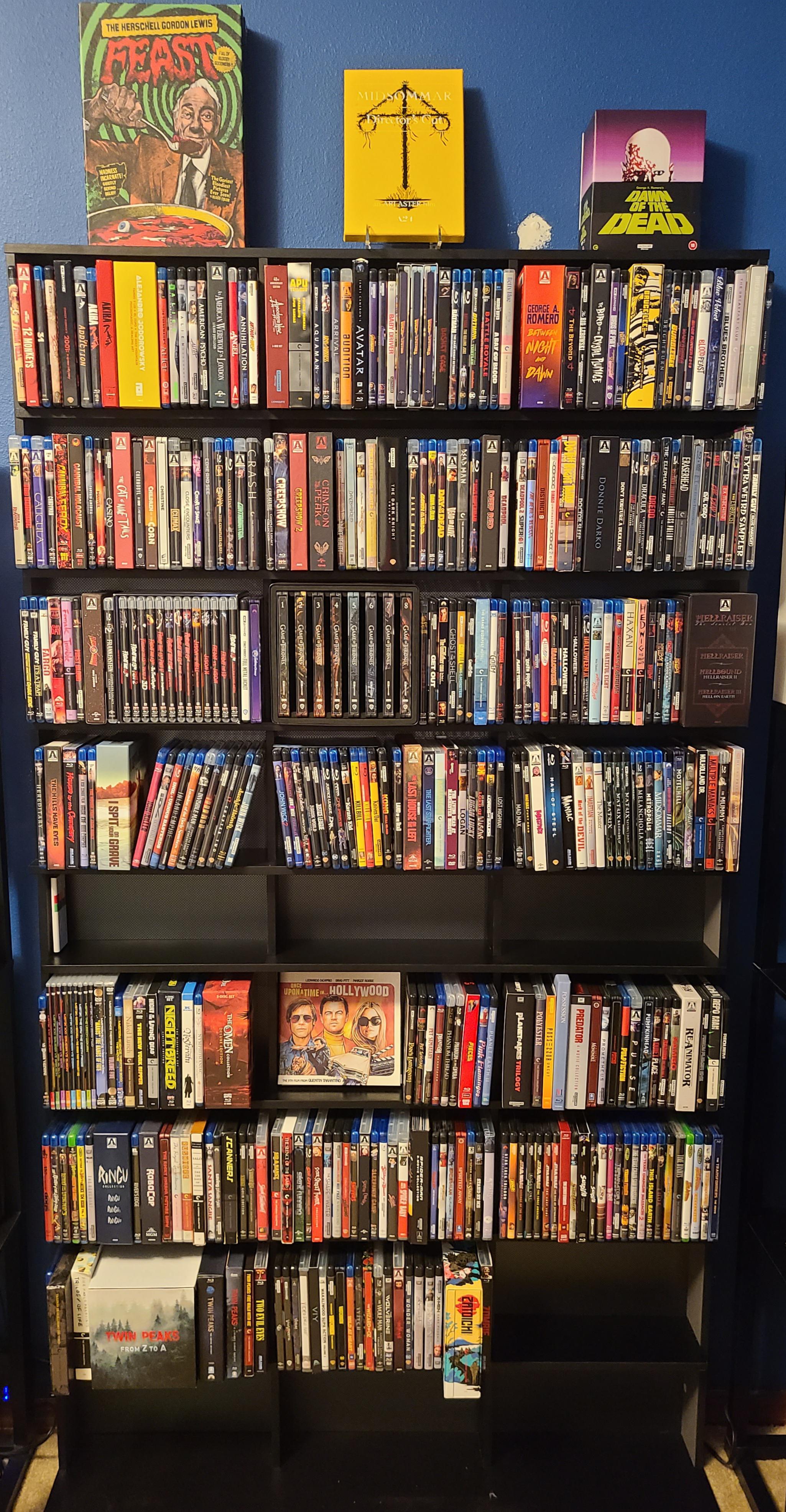 12 years or so collecting bluray. r/Bluray