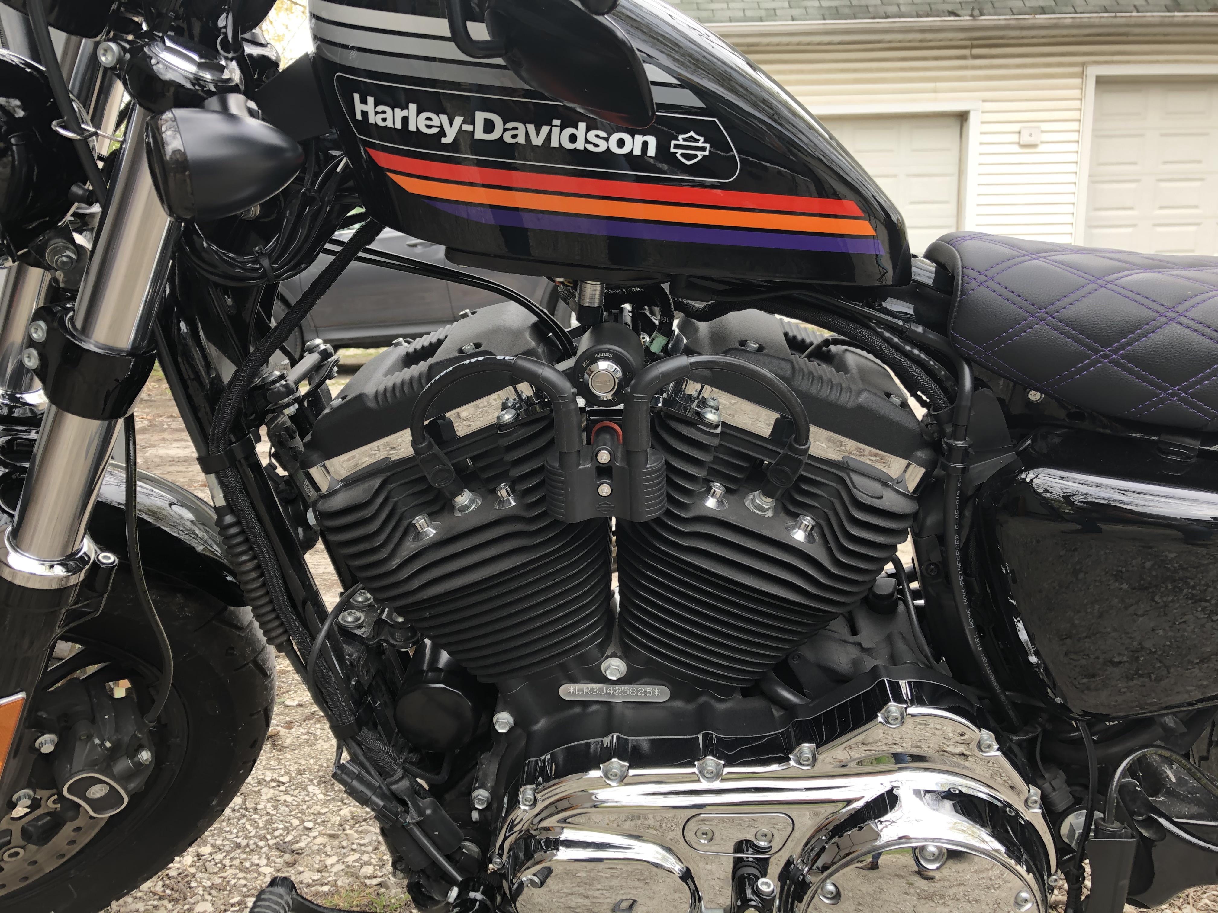 Little coil and ignition relocation from DK Customs! I think it looks