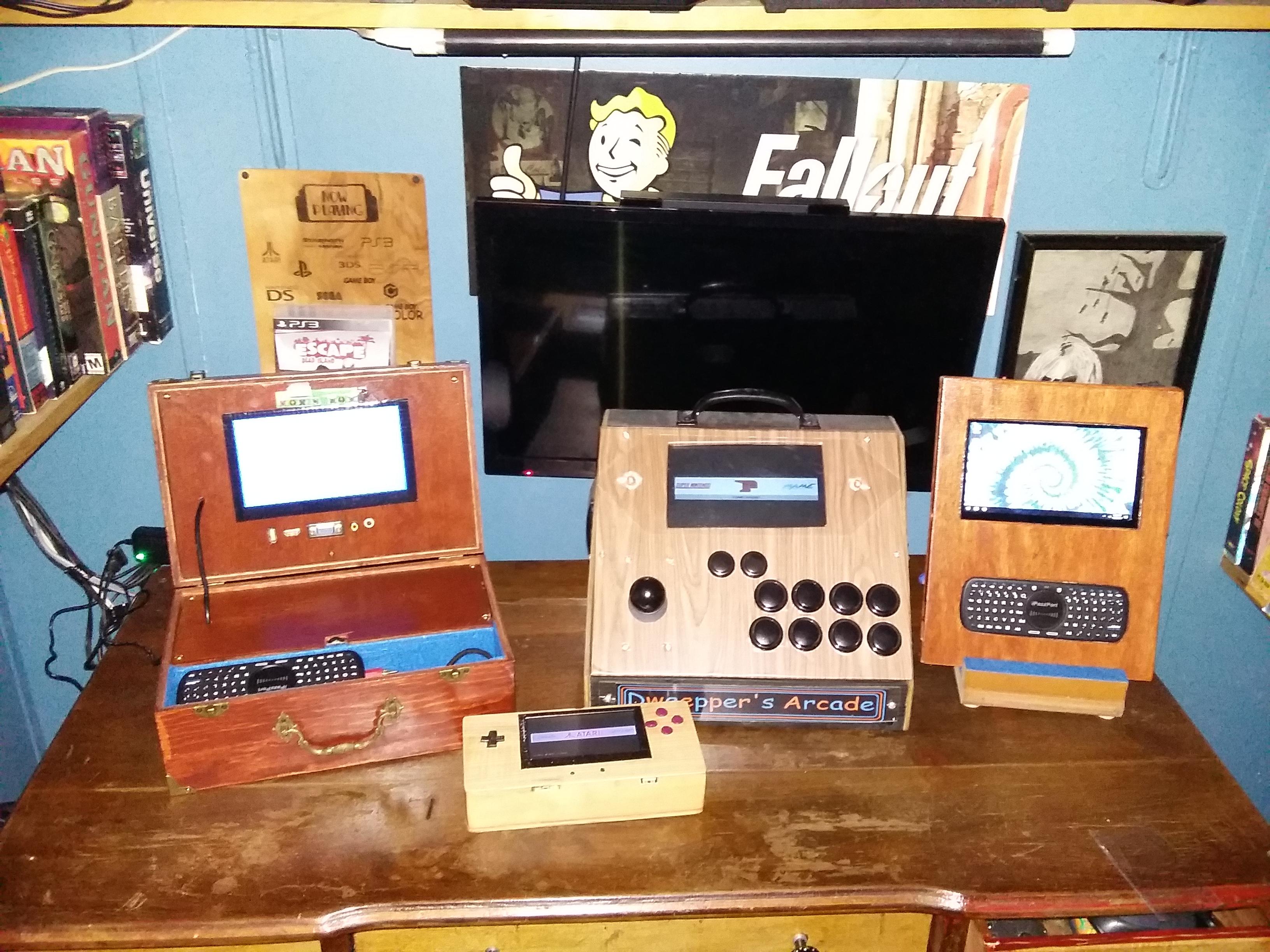 I like to make wooden enclosures for my various electronic projects