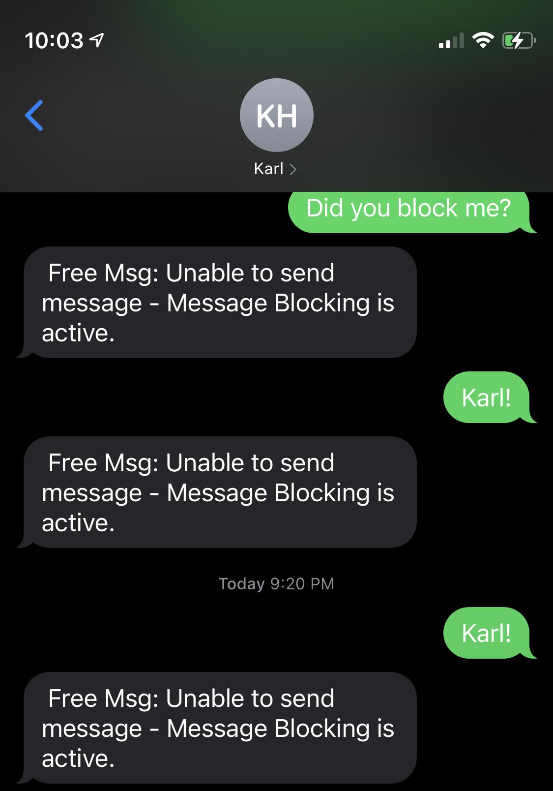 Texting issues with certain Contacts. I can call them and they can call