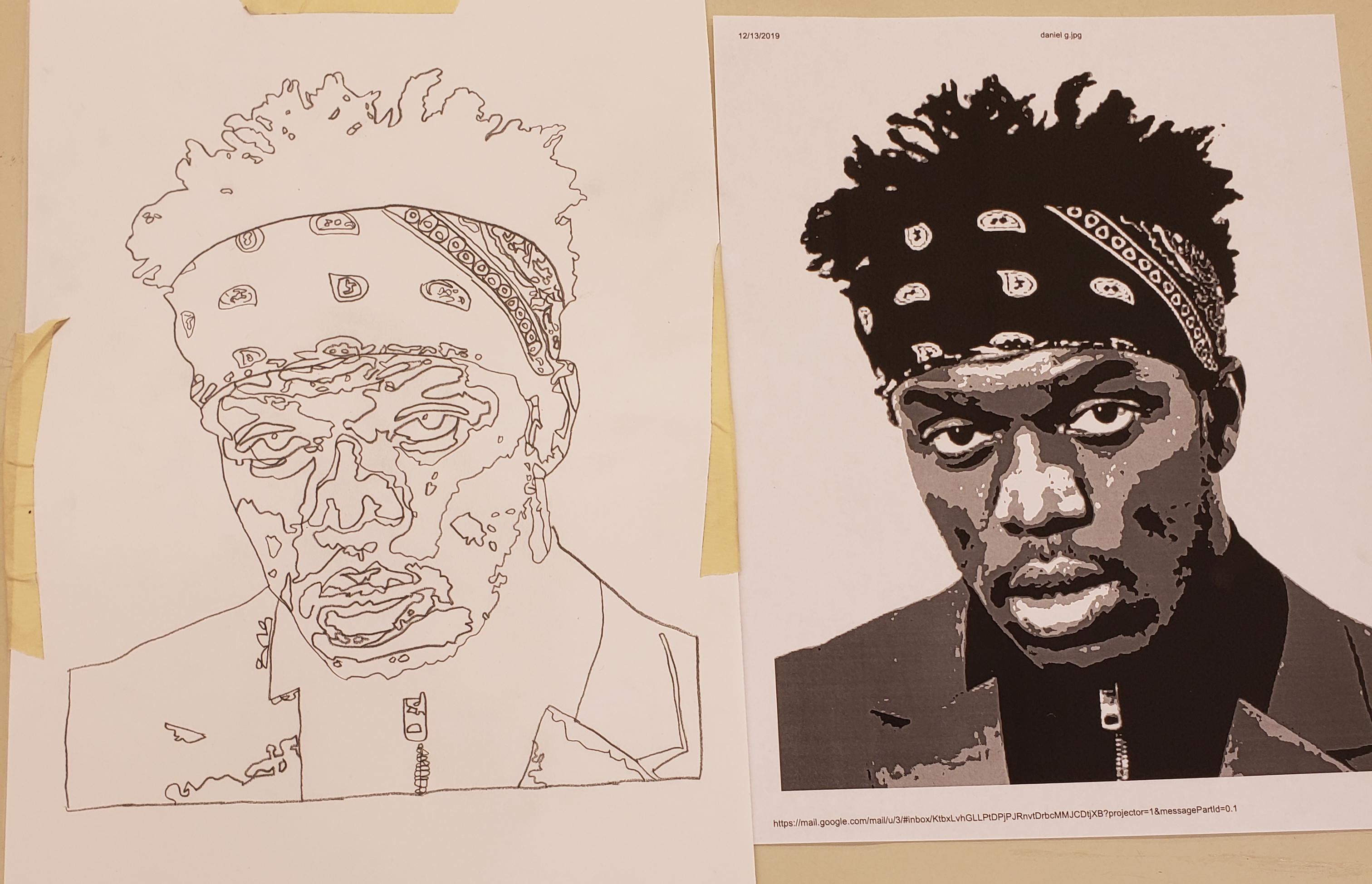 Day 1 of drawing ksi ksi