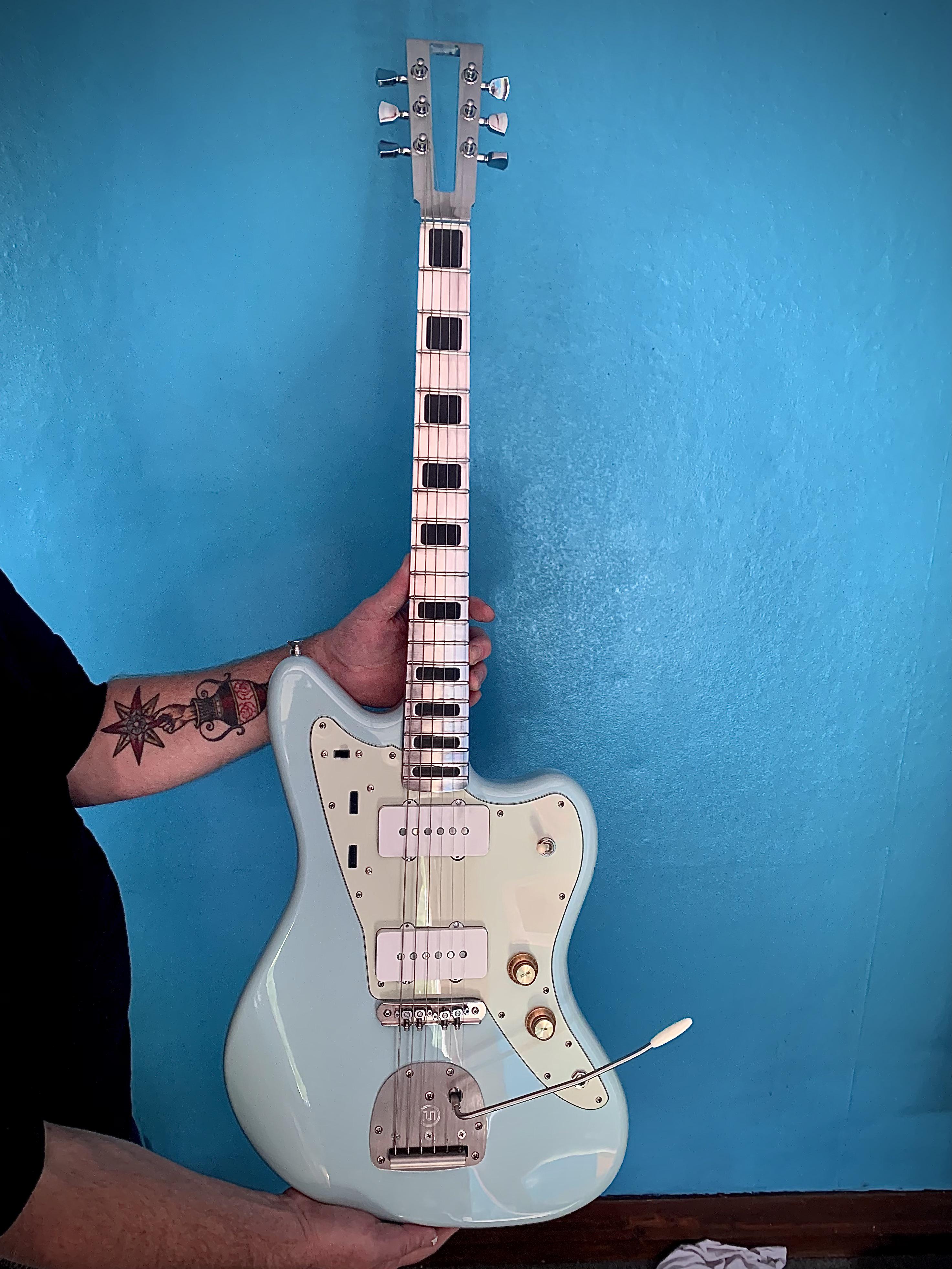 Aluminium neck (EGC) Jazzmaster build r/guitarporn