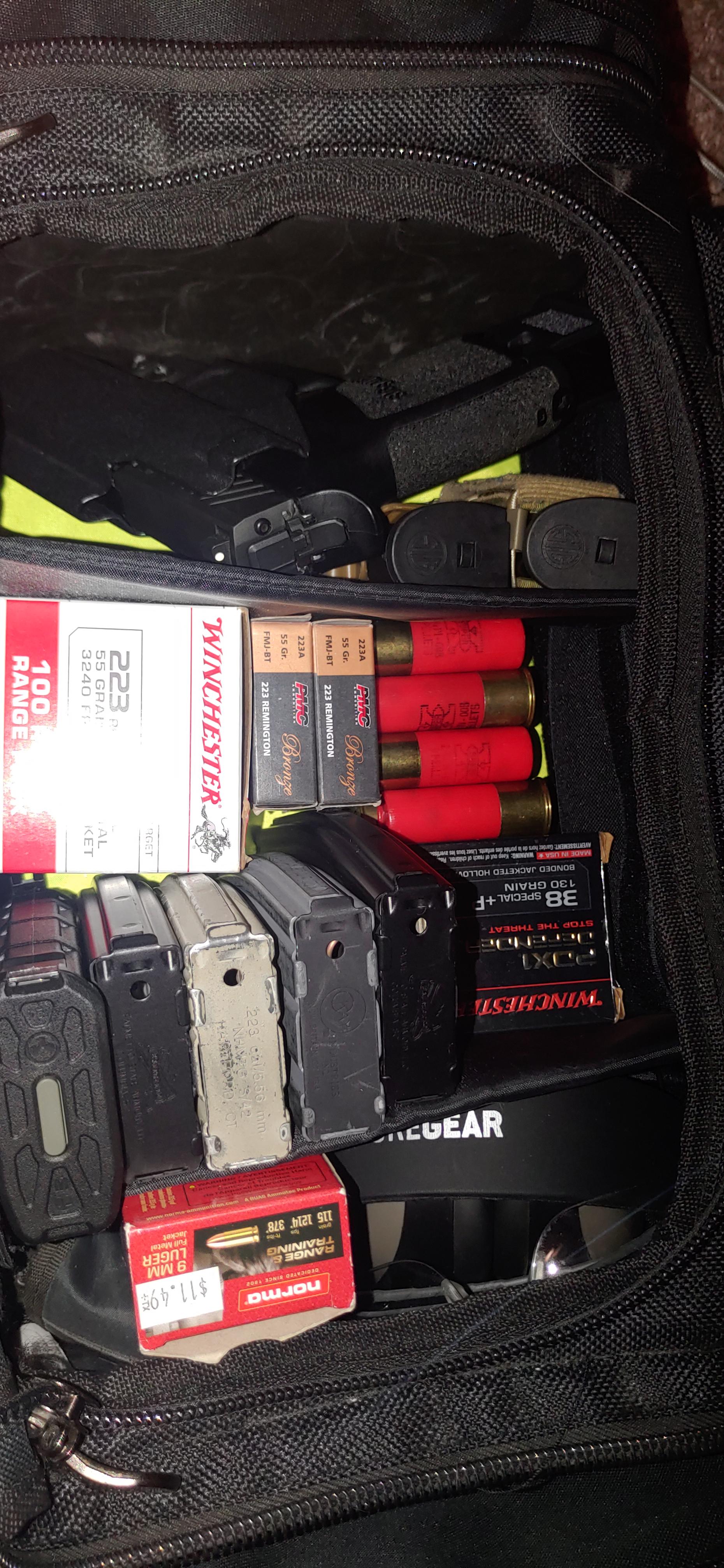 Small "Go Bag." Any suggestions?? r/guns