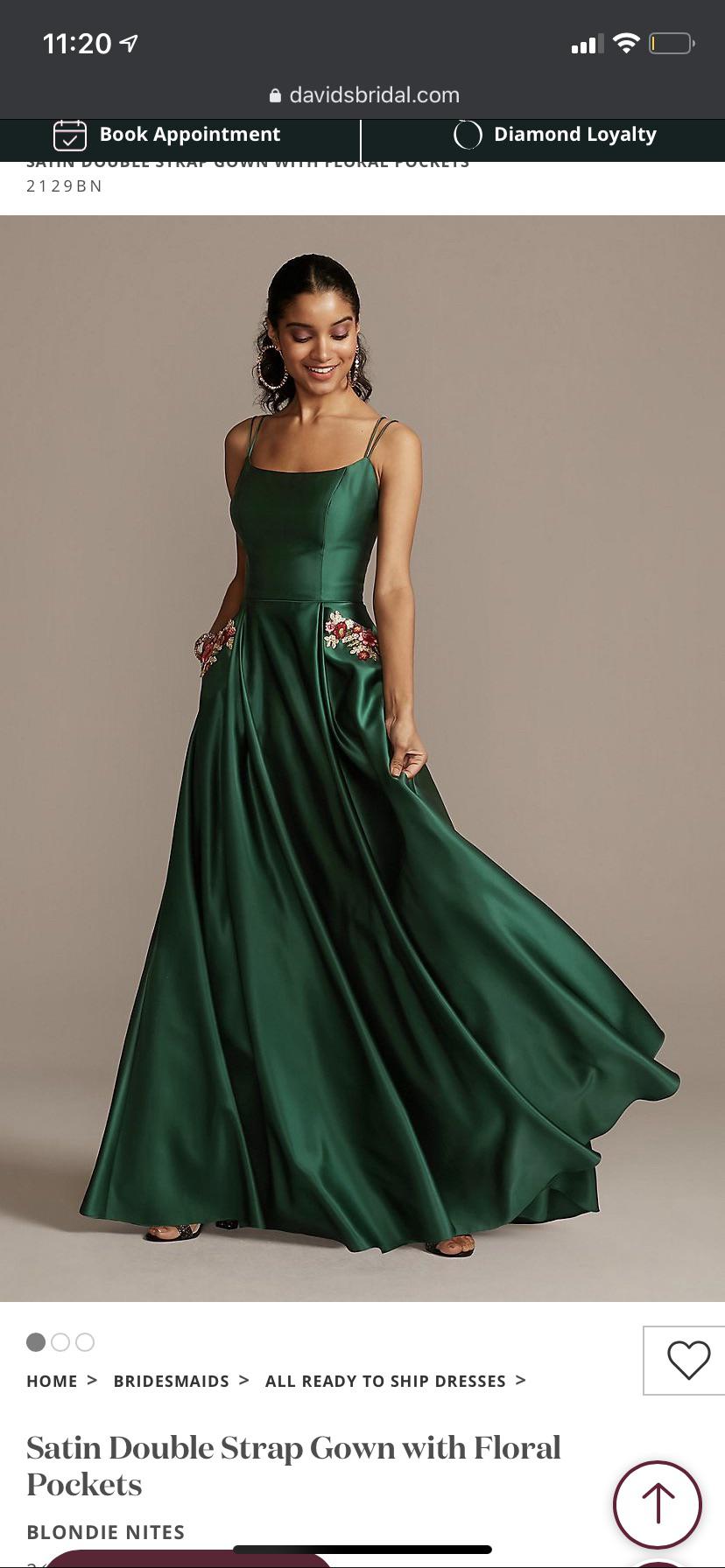 Is emerald green like this tacky for bridesmaid dresses? I was thinking