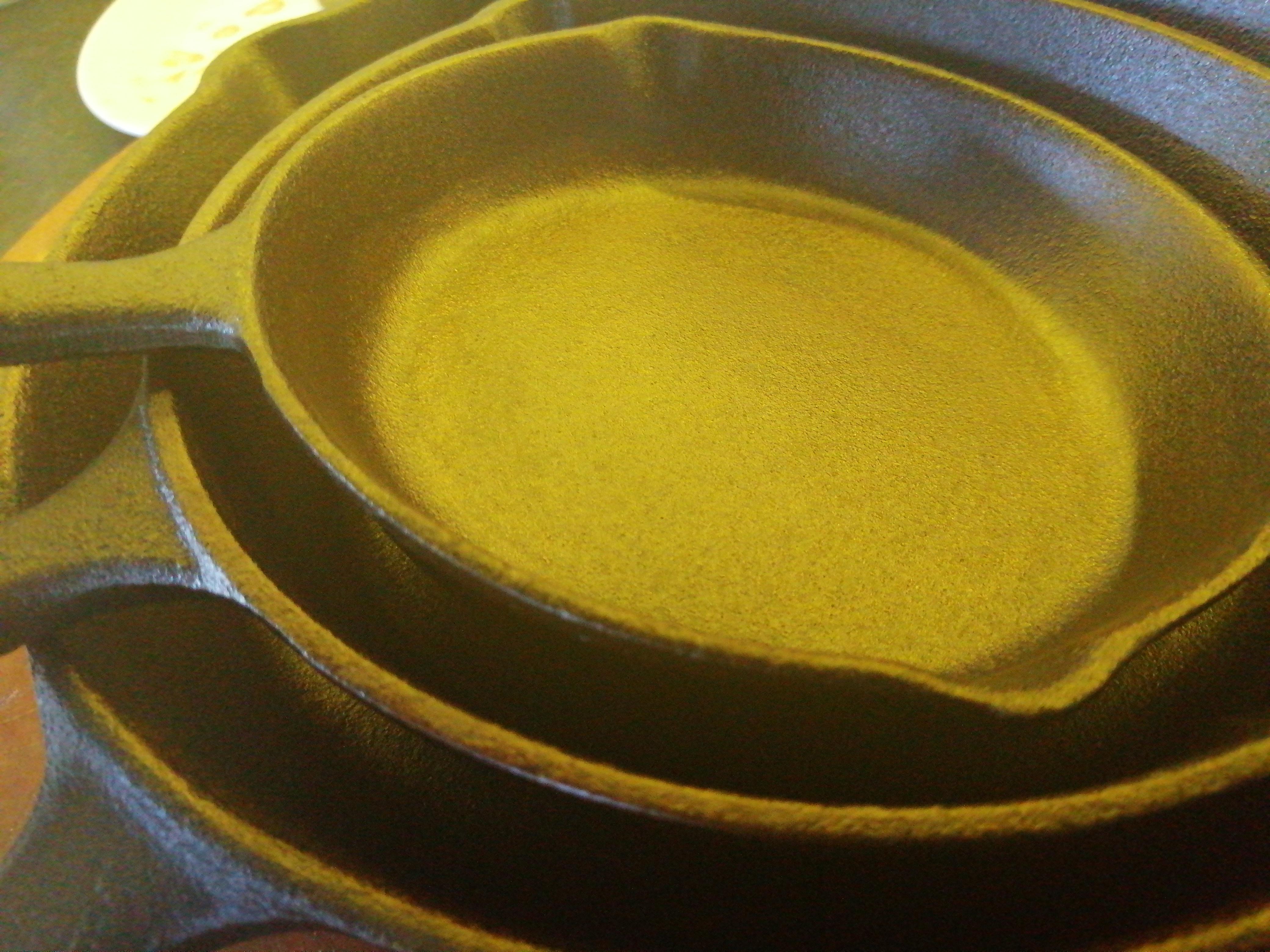 After a while, we bought our first cast iron pans! r/castiron