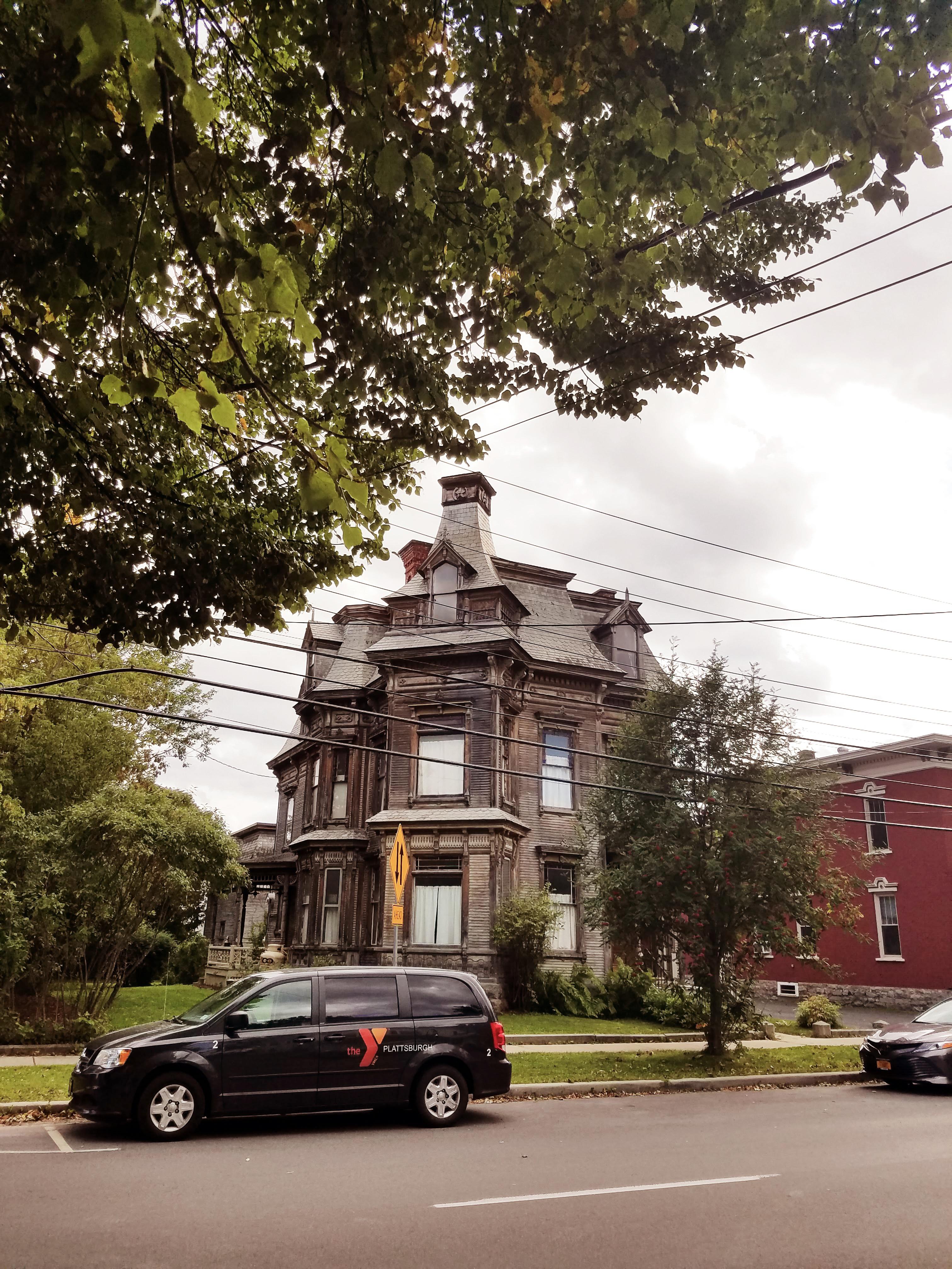 Second Empire House, Plattsburgh New York, 1885. [4032×3024] Compare