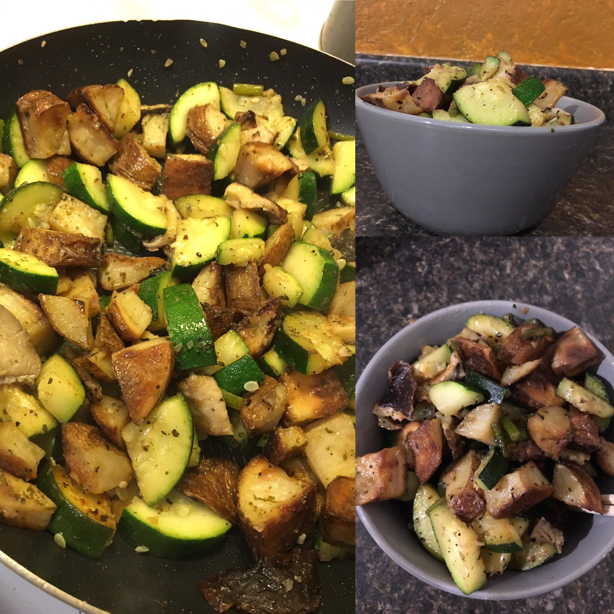 Roasted veggie volume eating for 400 calories! Recipe in comments 🍲